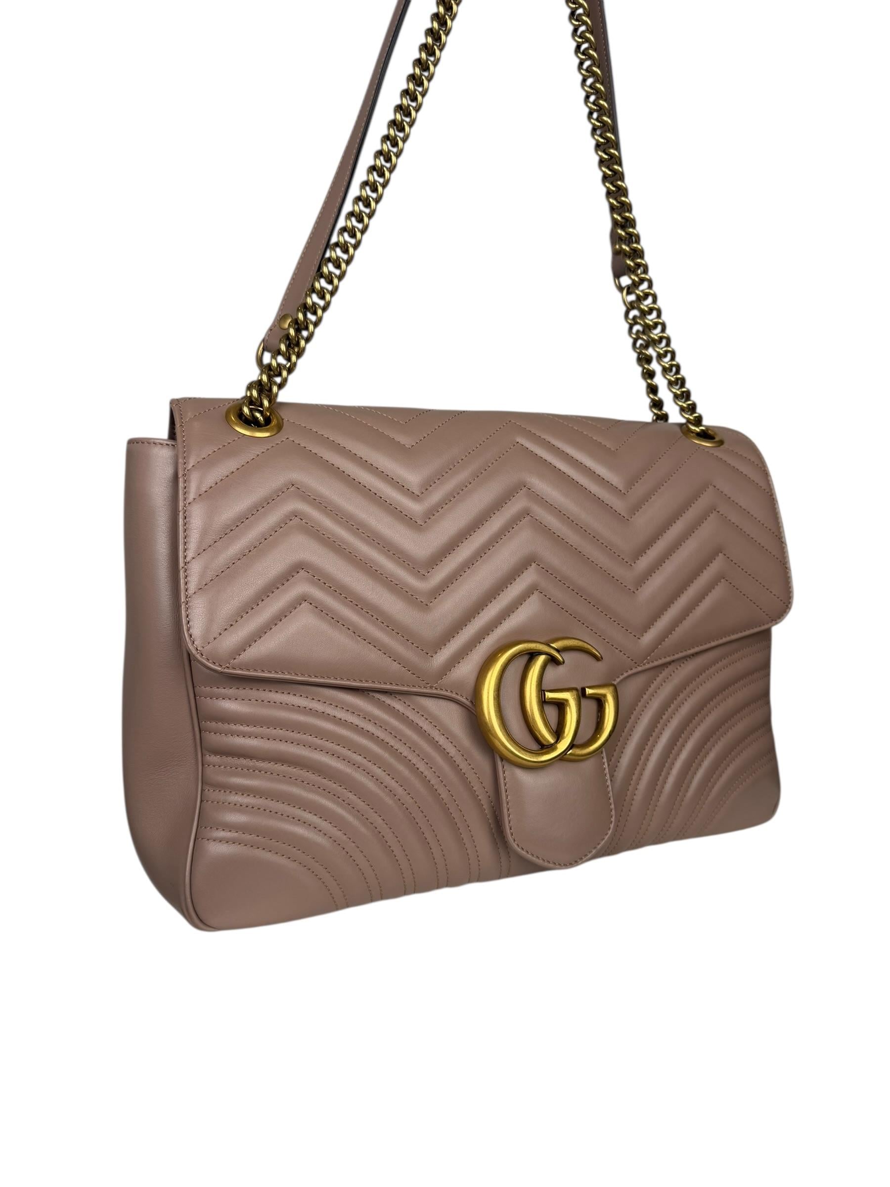 GUCCI GG BEIGE MARMONT BAG