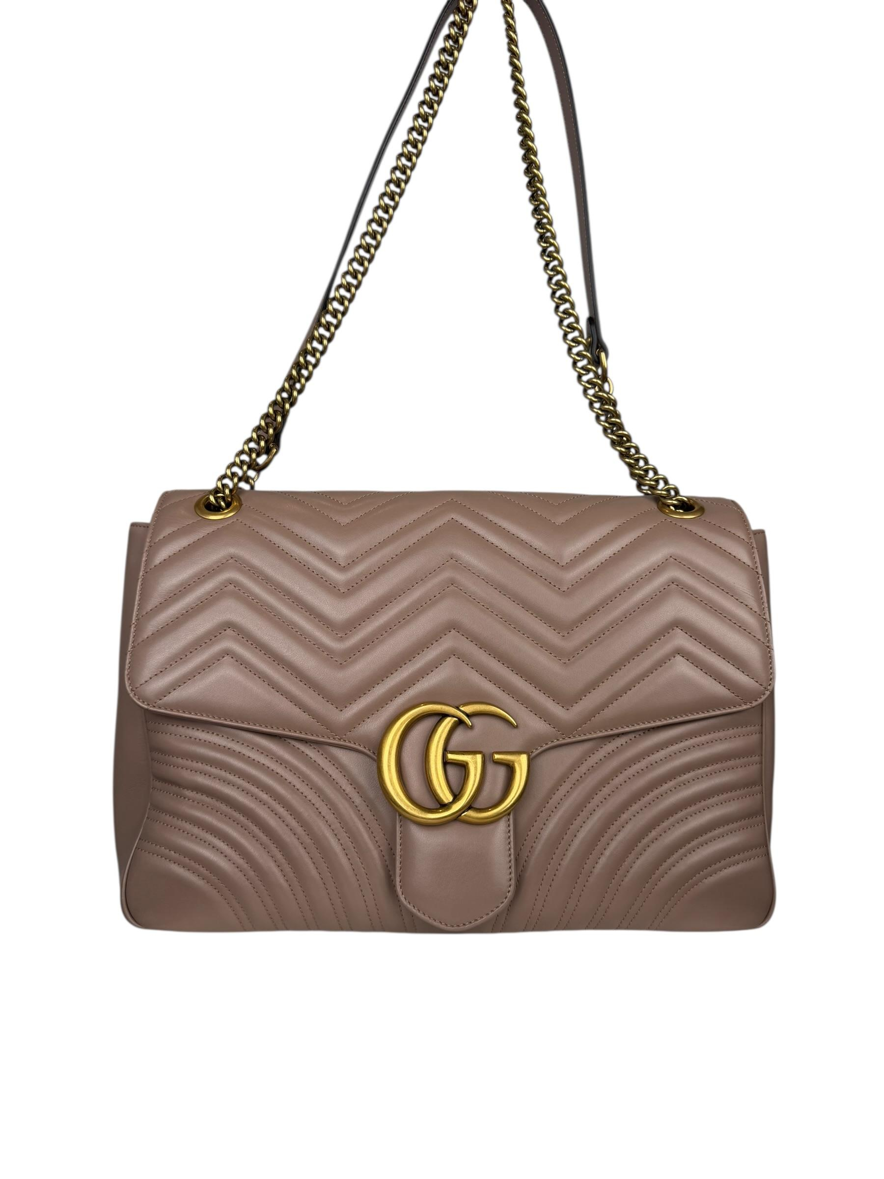 GUCCI GG BEIGE MARMONT BAG