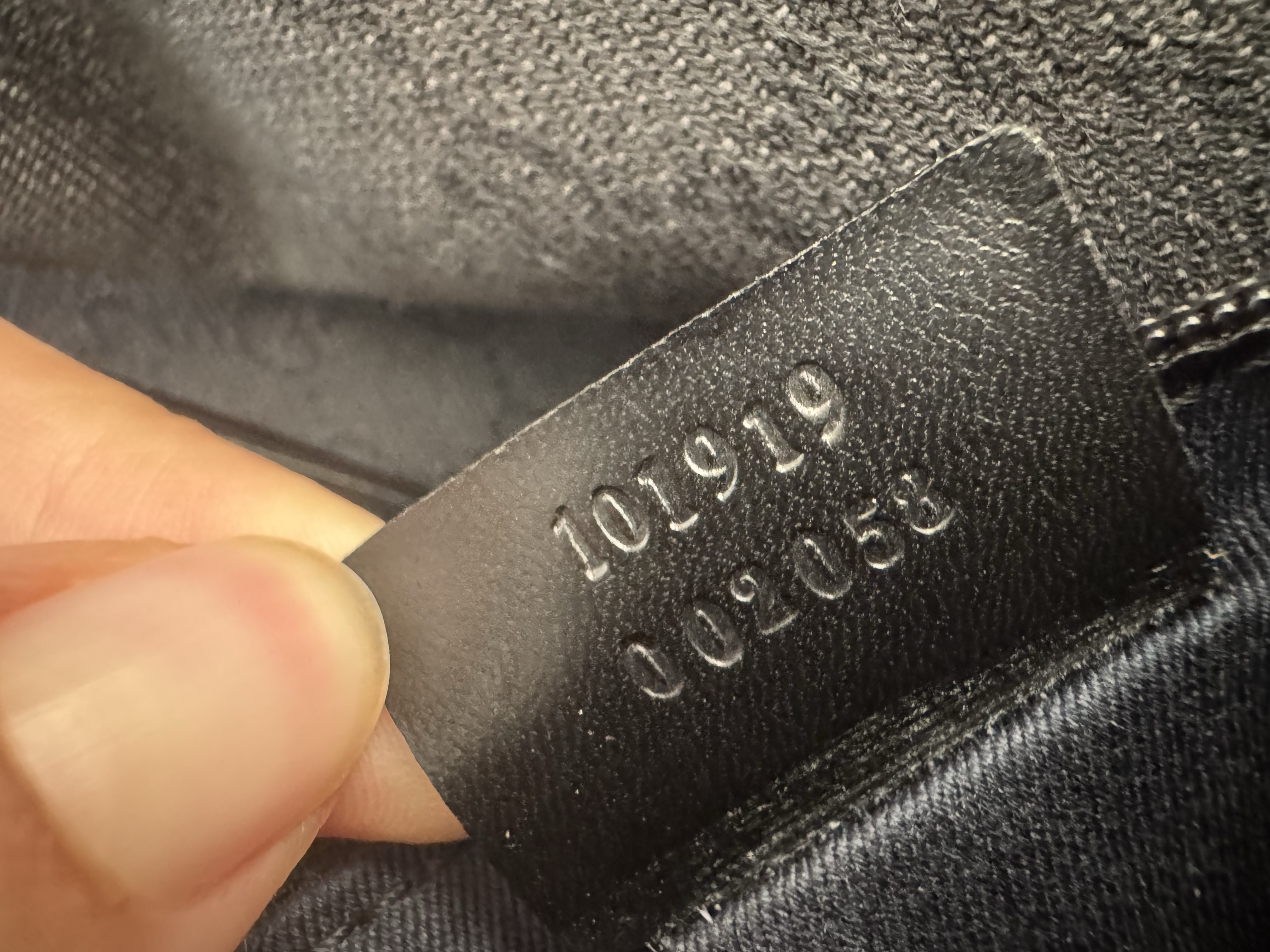 GUCCI GG BLACK CANVAS ÇANTA