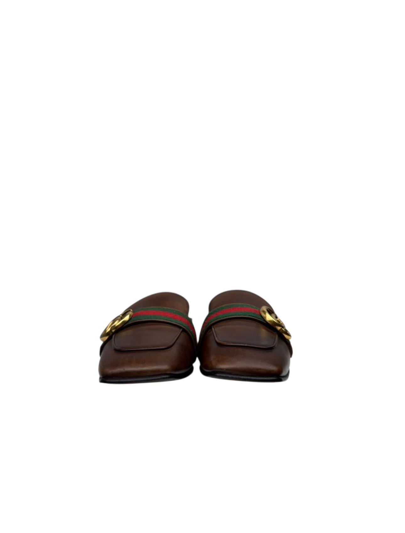 GUCCI GG BROWN PRINCETOWN 