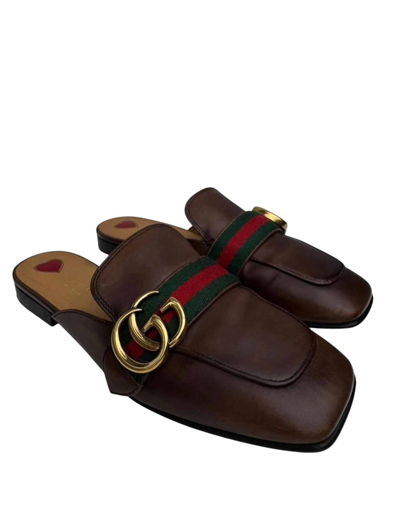 GUCCI GG BROWN PRINCETOWN 