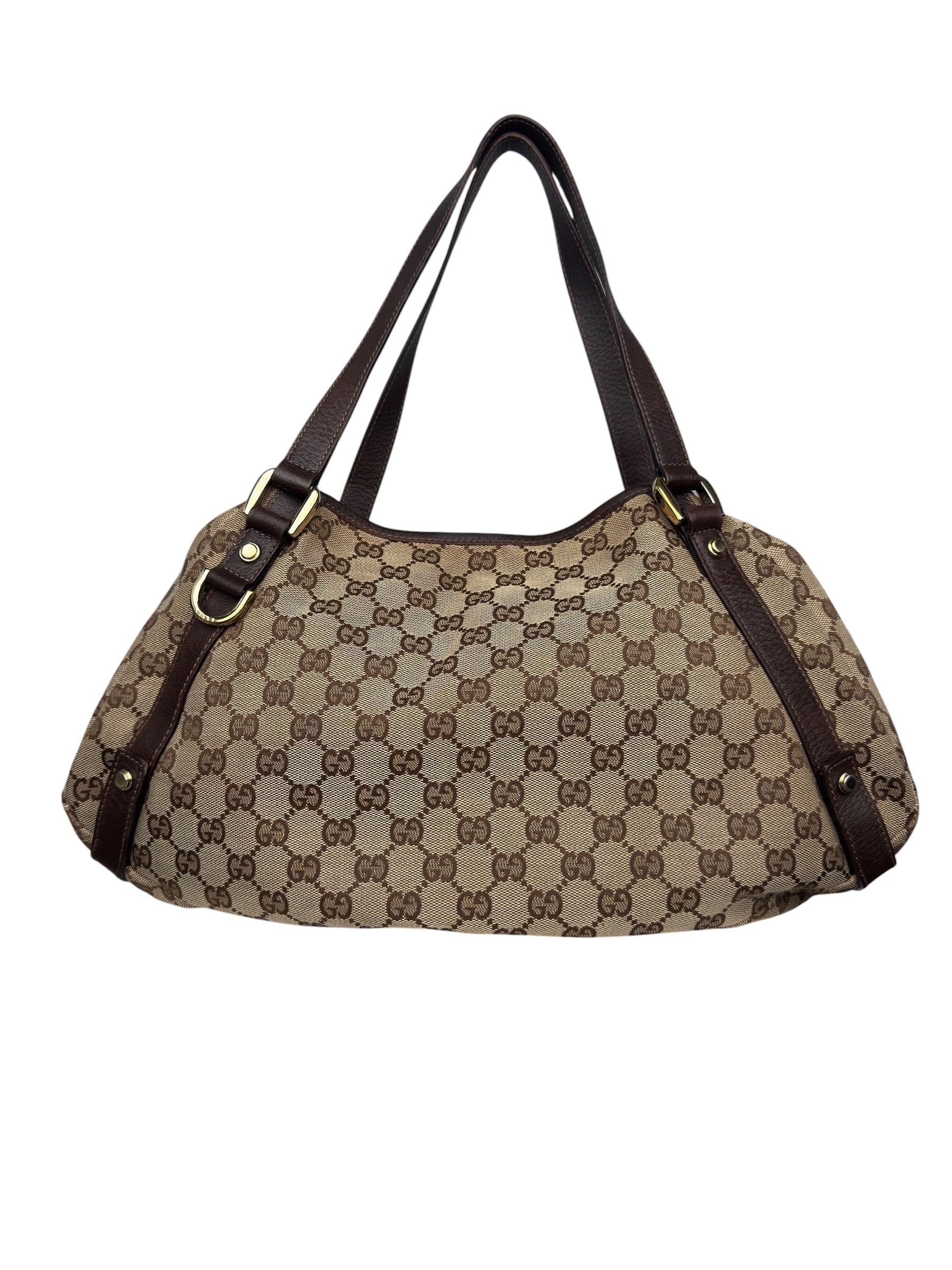 GUCCI GG CANVAS ABBEY SHOULDER BAG