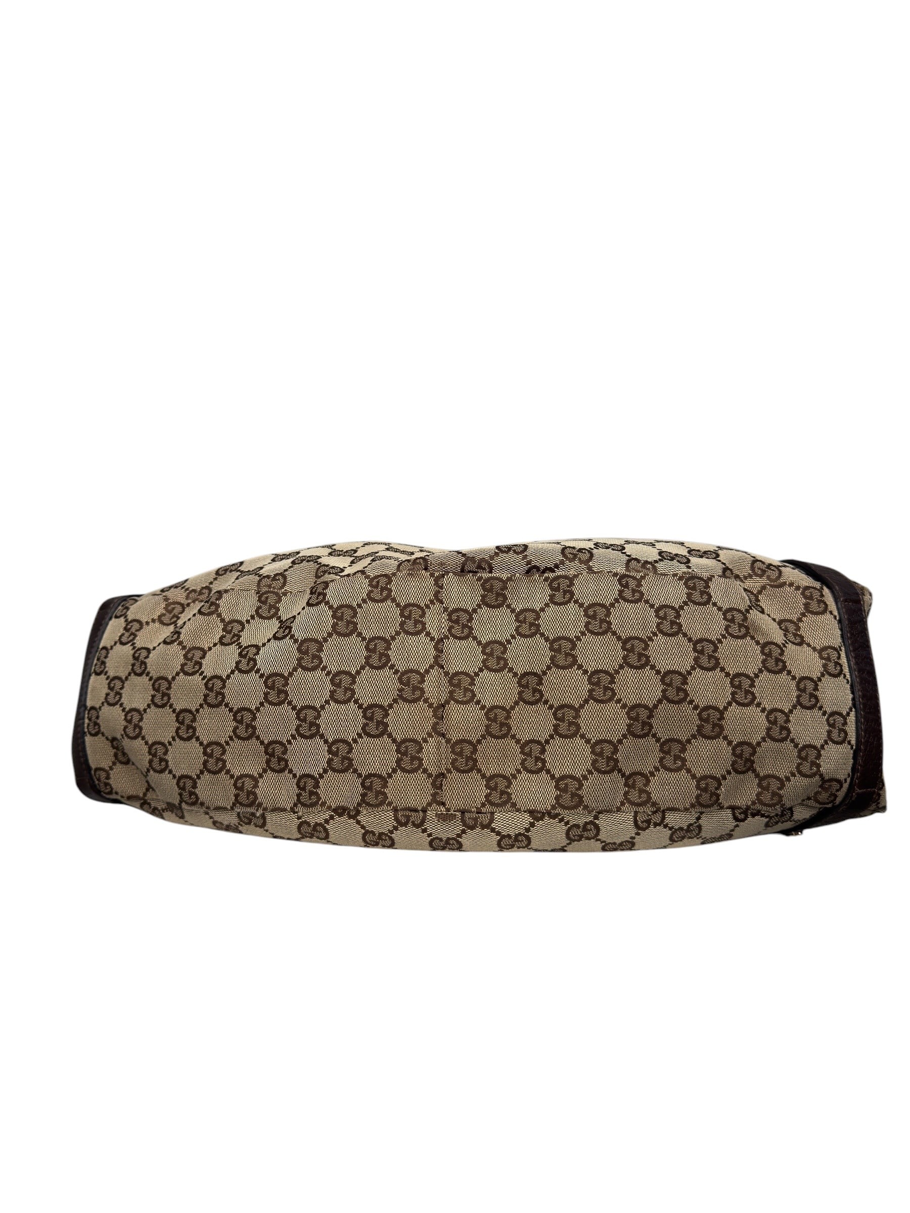 GUCCI GG CANVAS ABBEY SHOULDER BAG