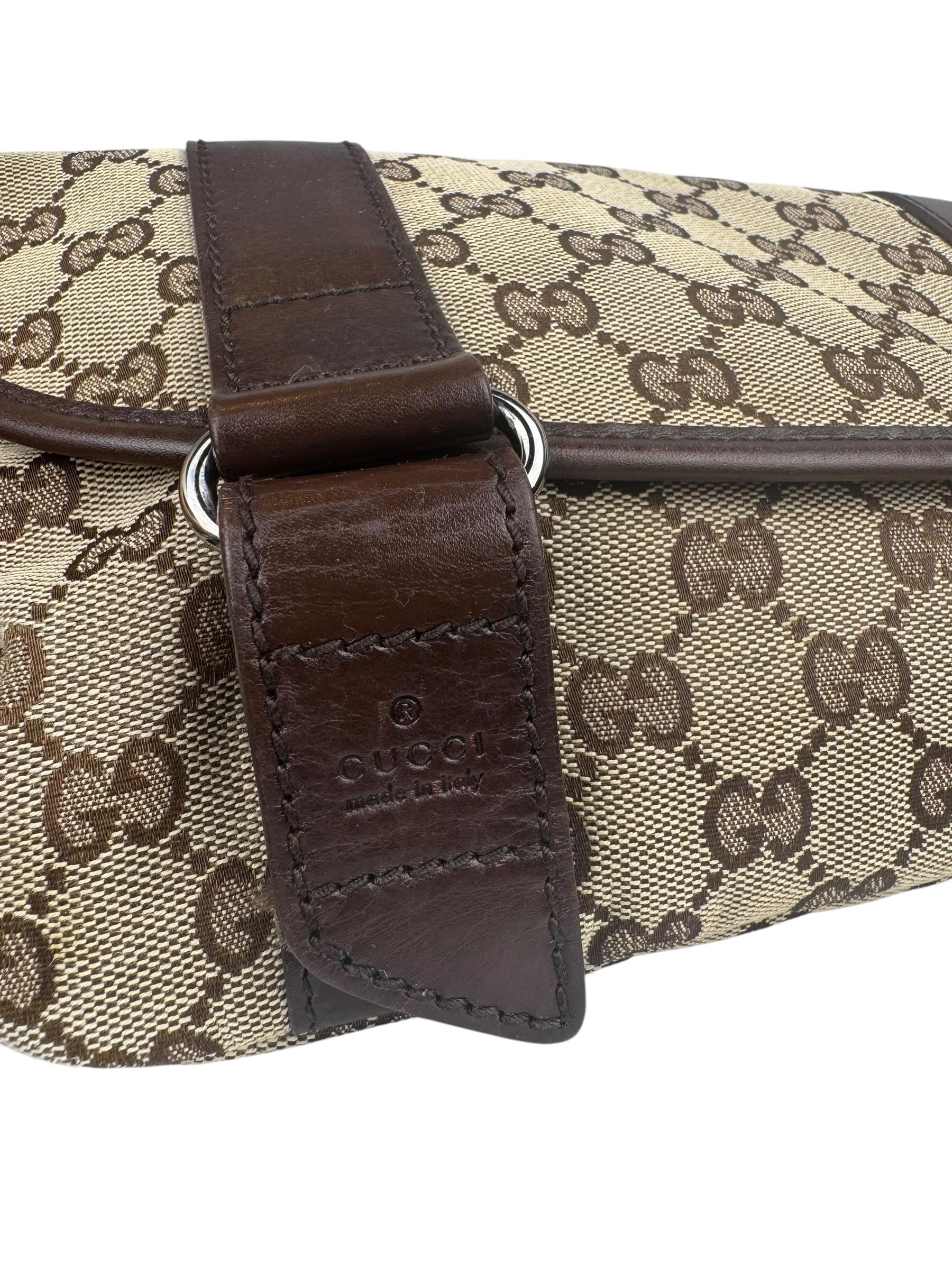 GUCCI GG CANVAS BELT BAG