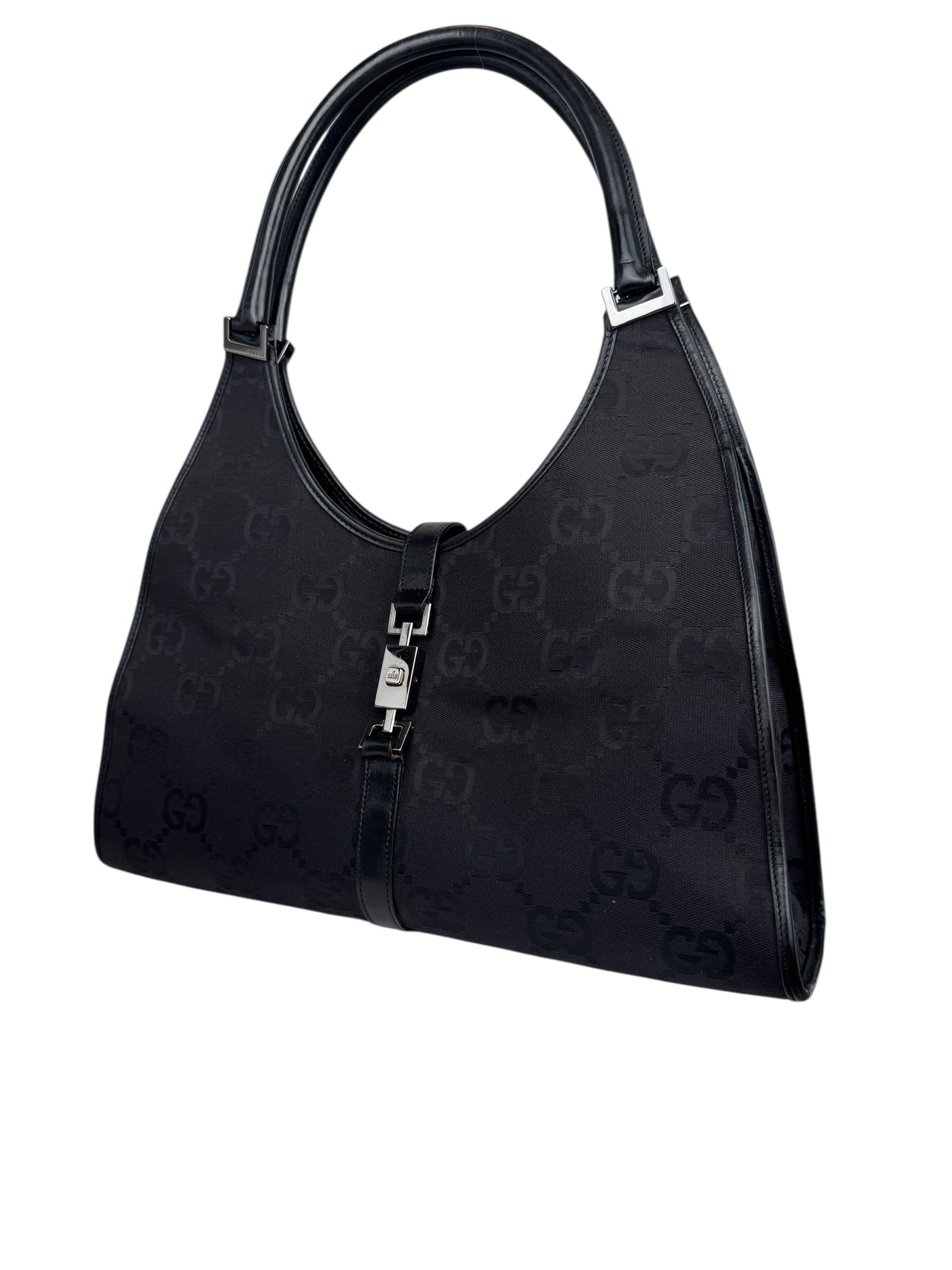 GUCCI GG CANVAS JACKIE BAG