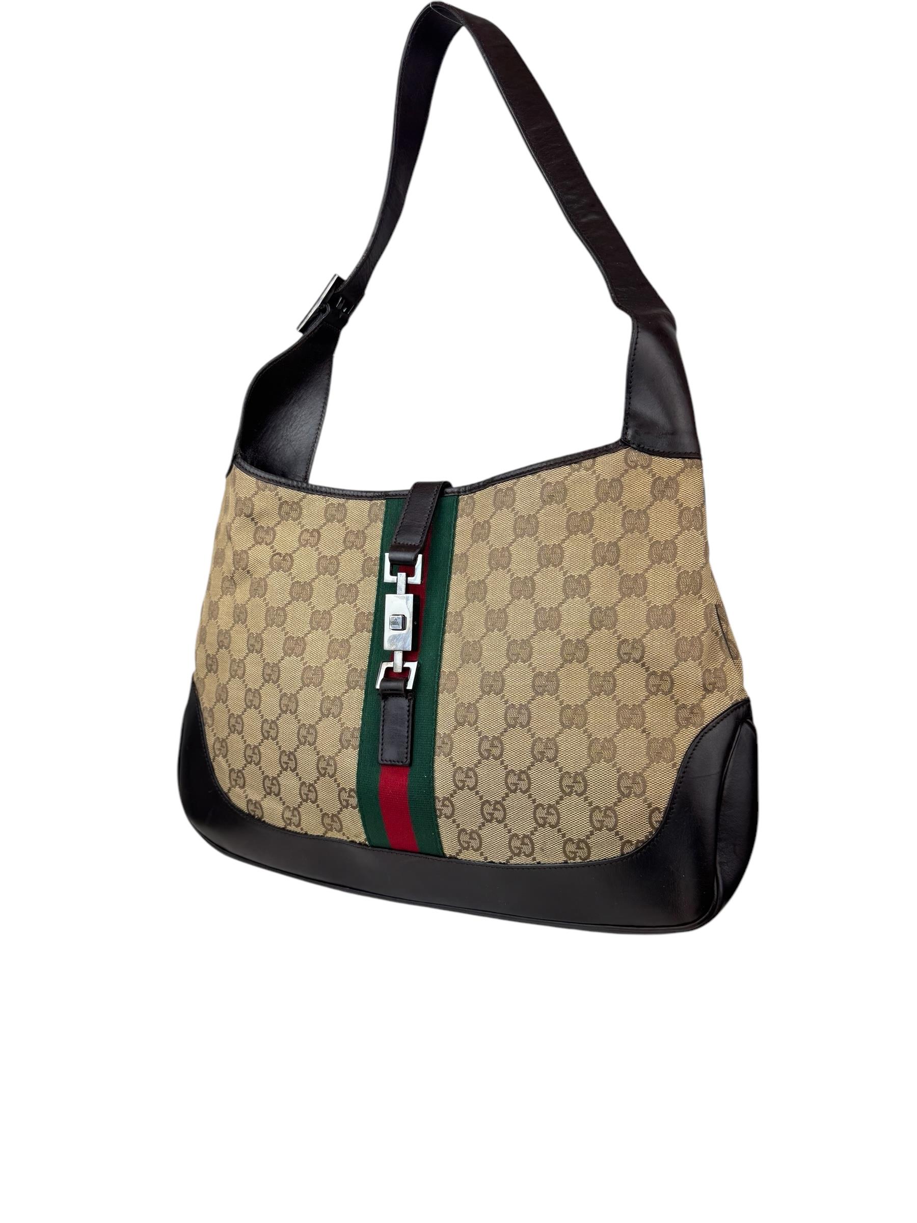 GUCCI GG CANVAS JACKIE BAG