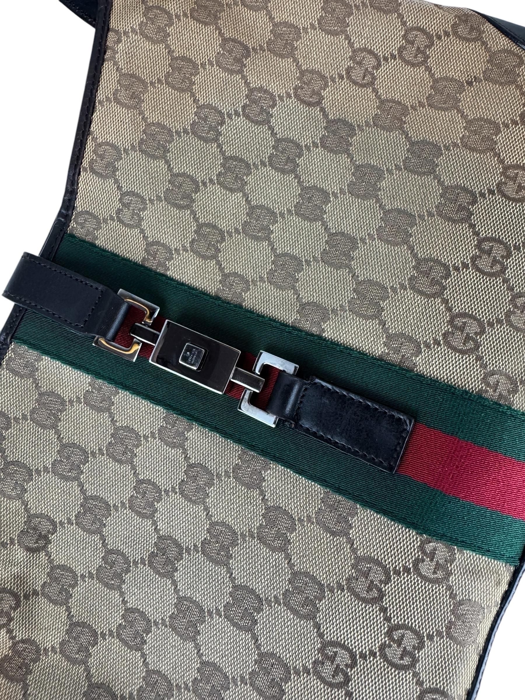 GUCCI GG CANVAS JACKIE BAG
