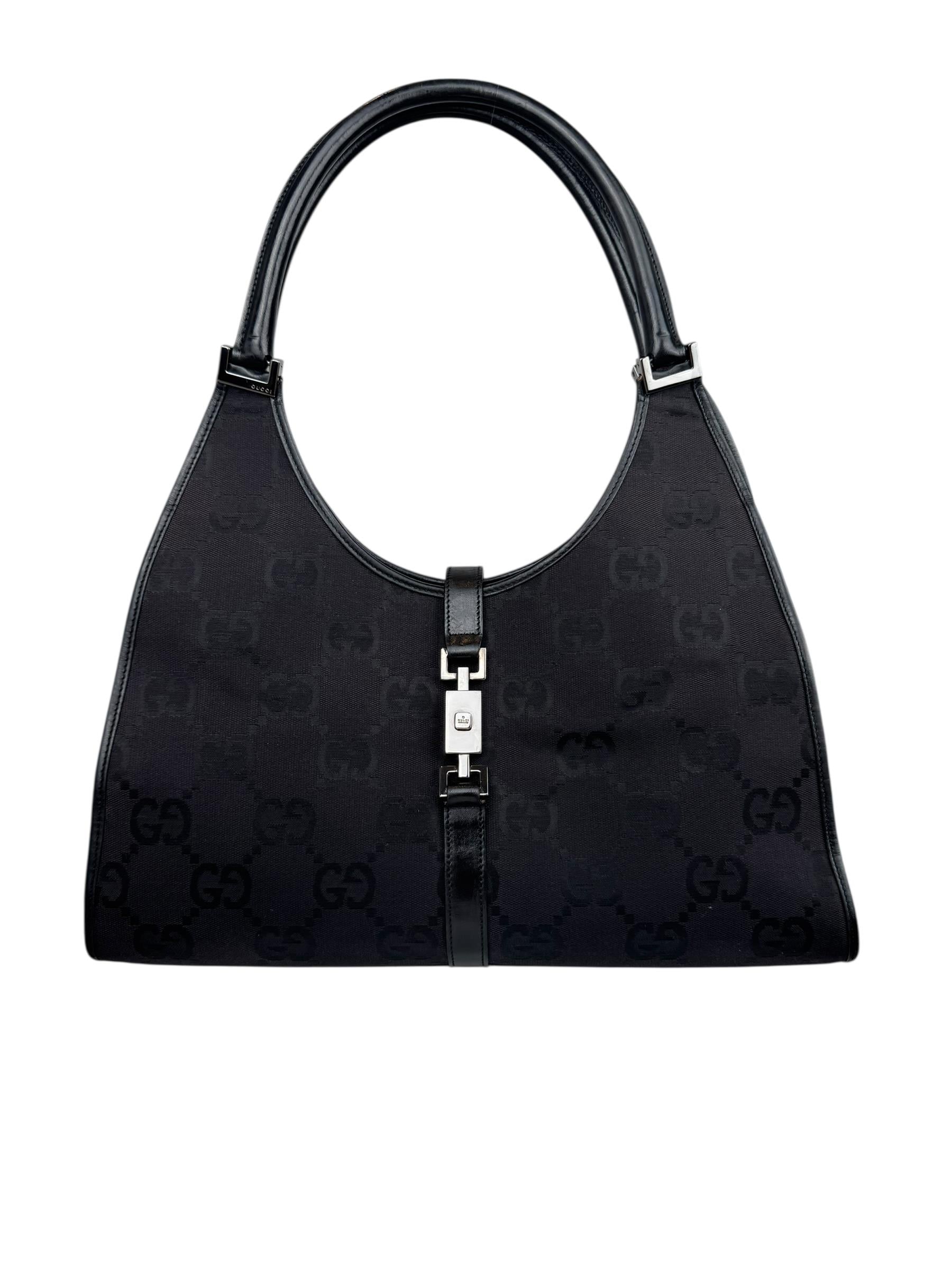 GUCCI GG CANVAS JACKIE BAG