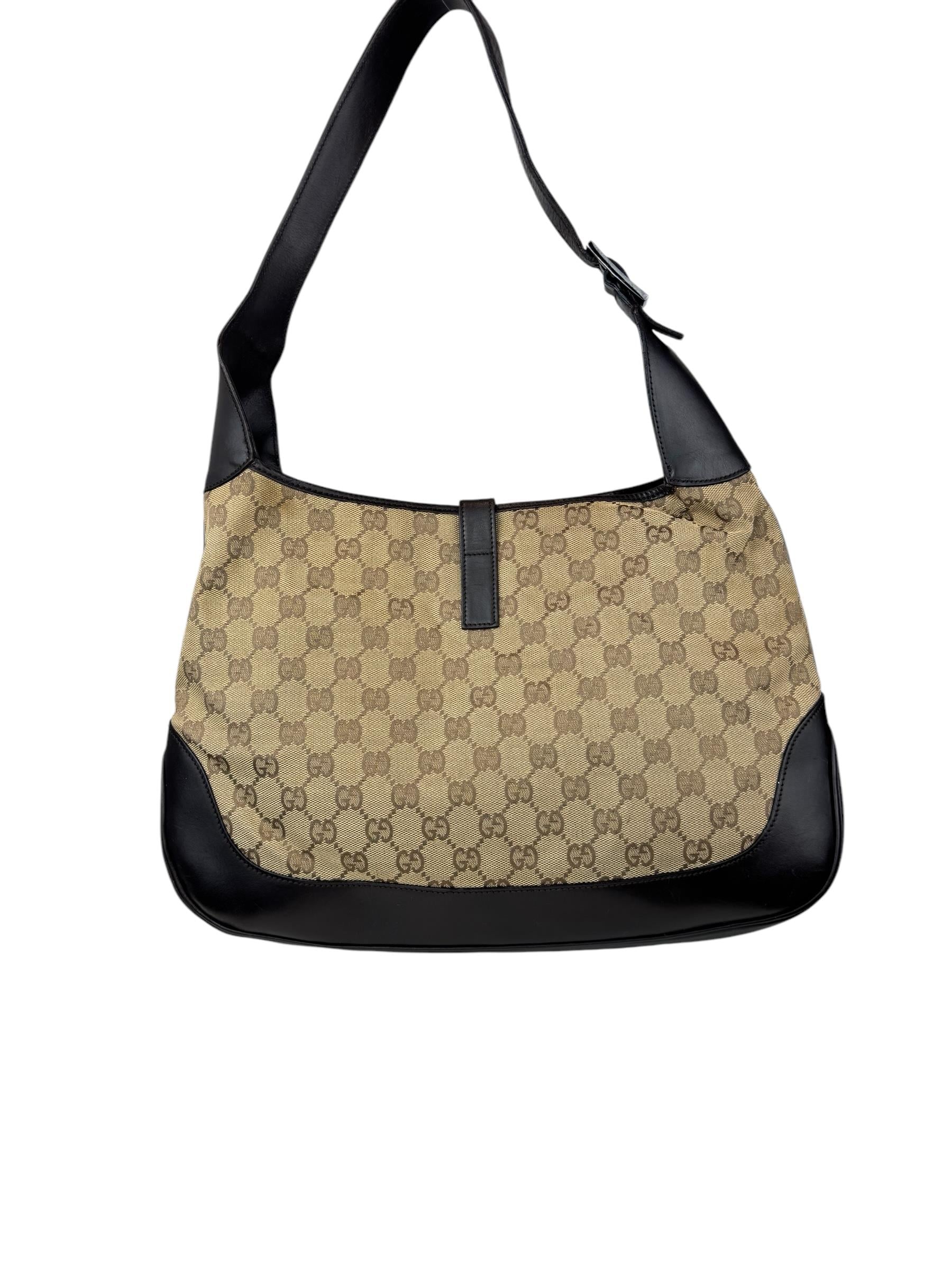 GUCCI GG CANVAS JACKIE BAG