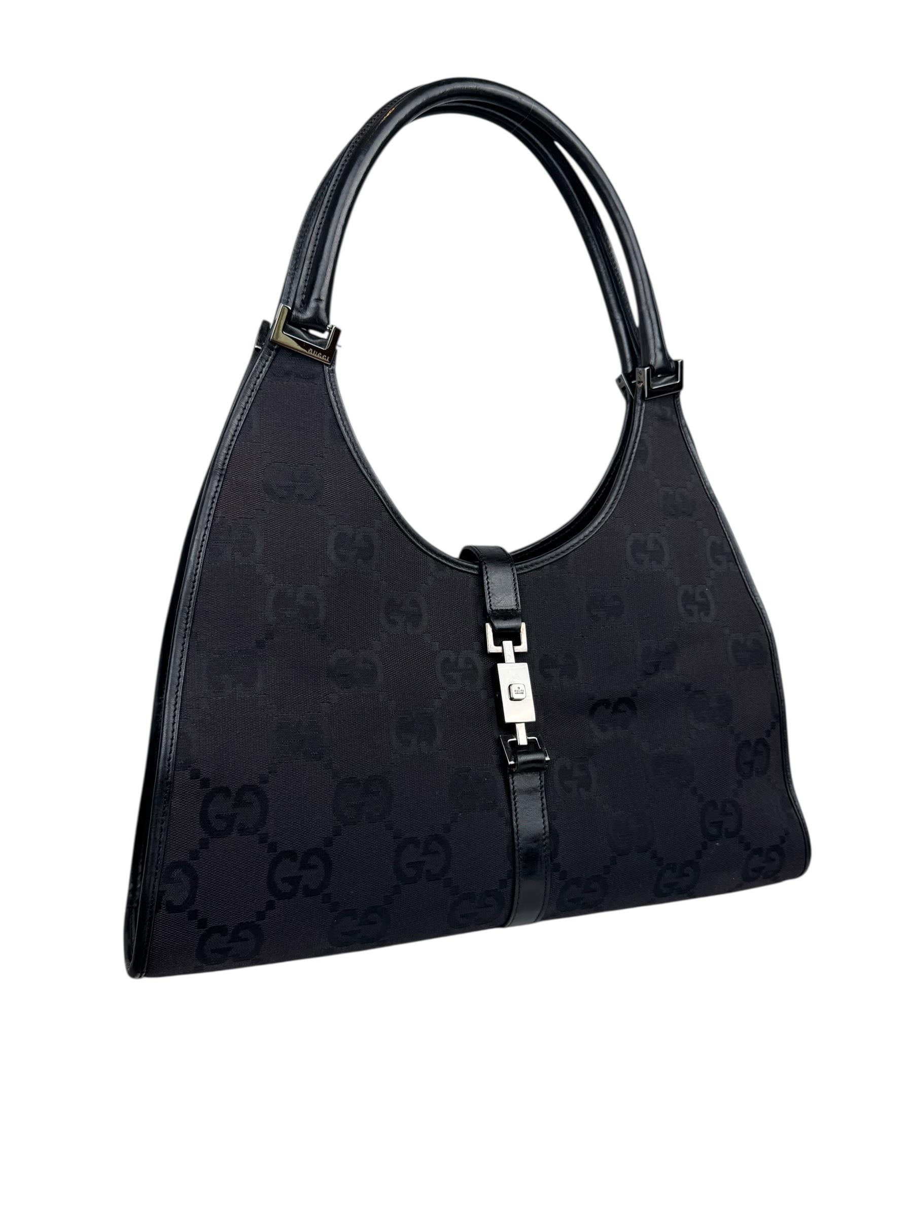 GUCCI GG CANVAS JACKIE BAG