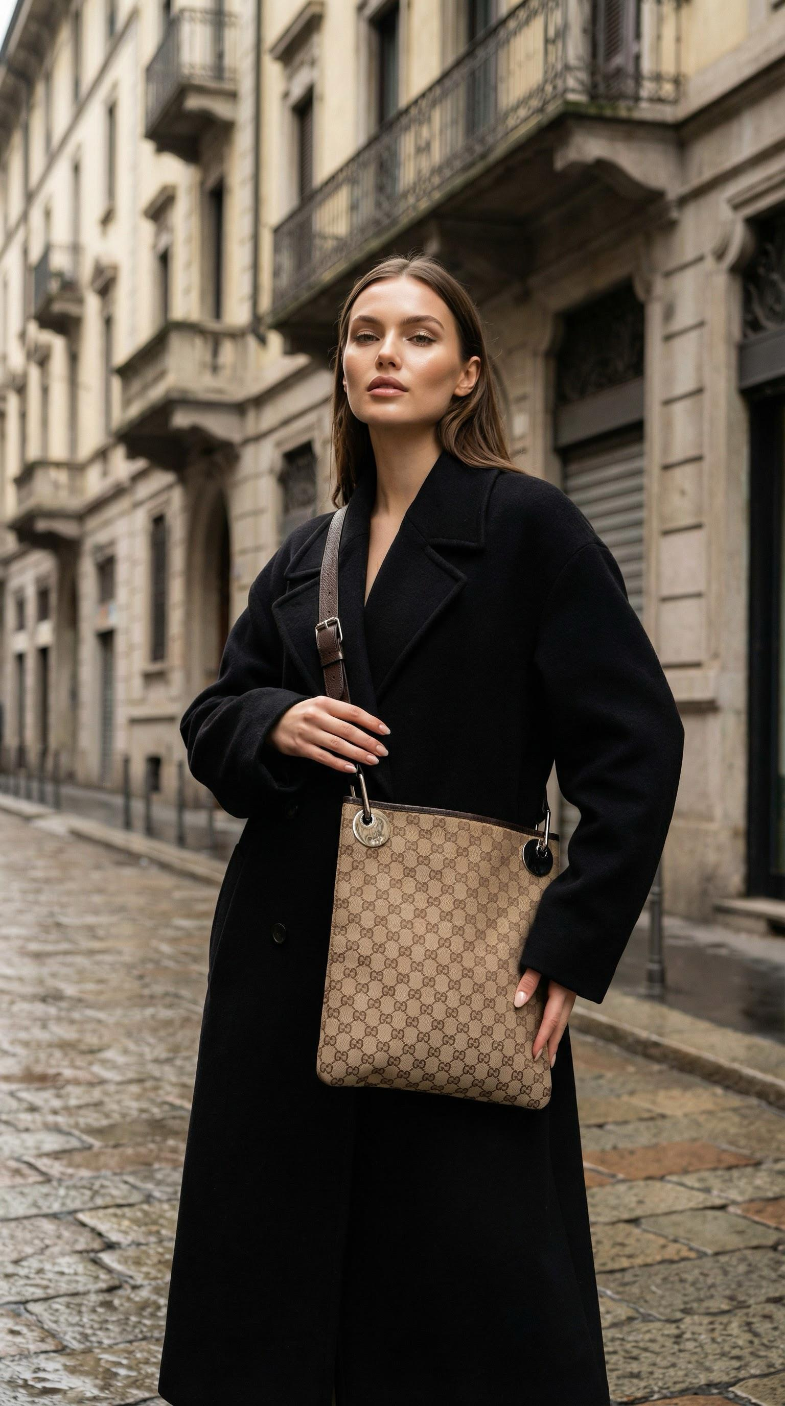 GUCCI GG CANVAS MESSENGER BAG