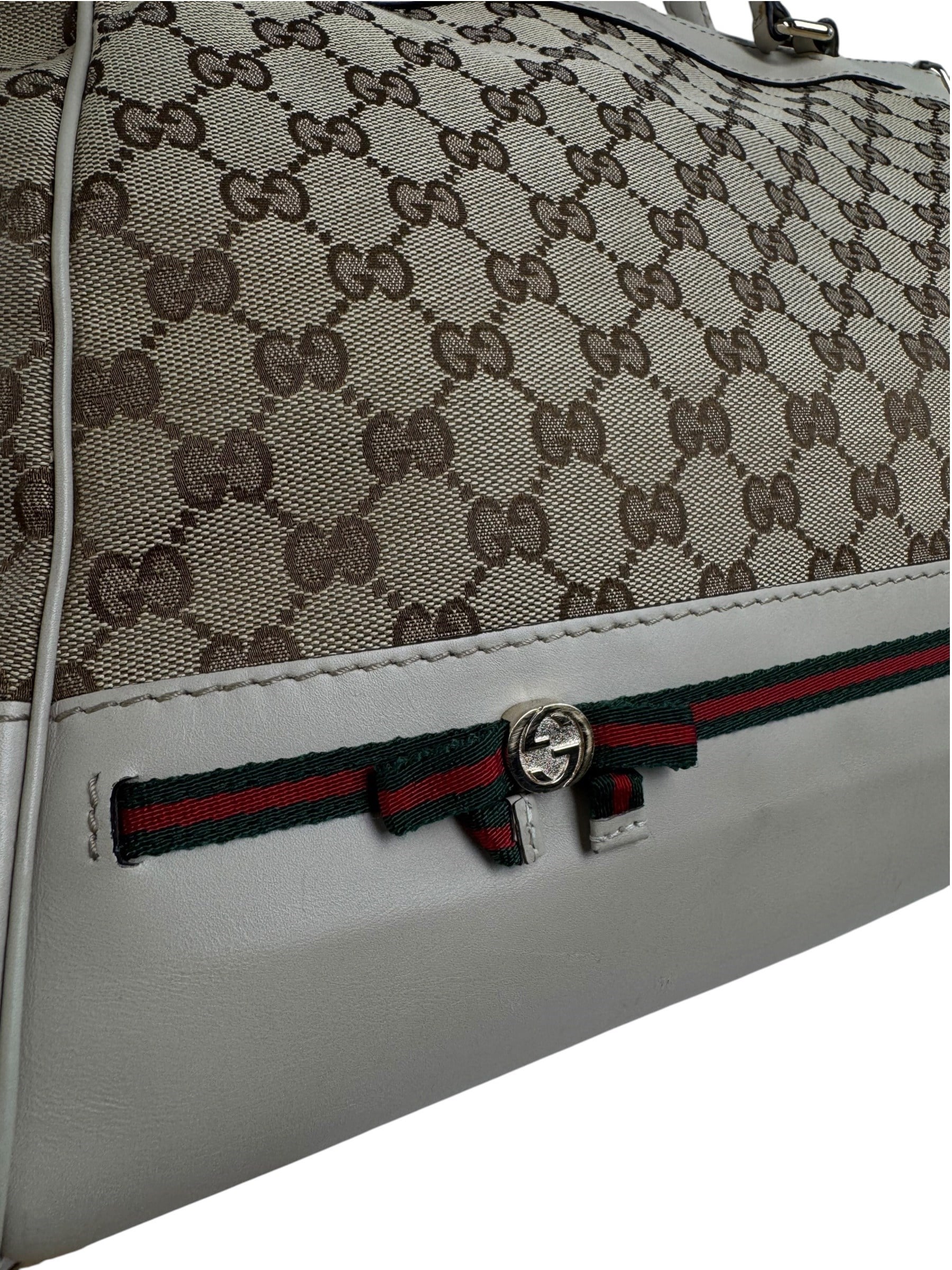 GUCCI GG CANVAS WEB MYFAIR BAG