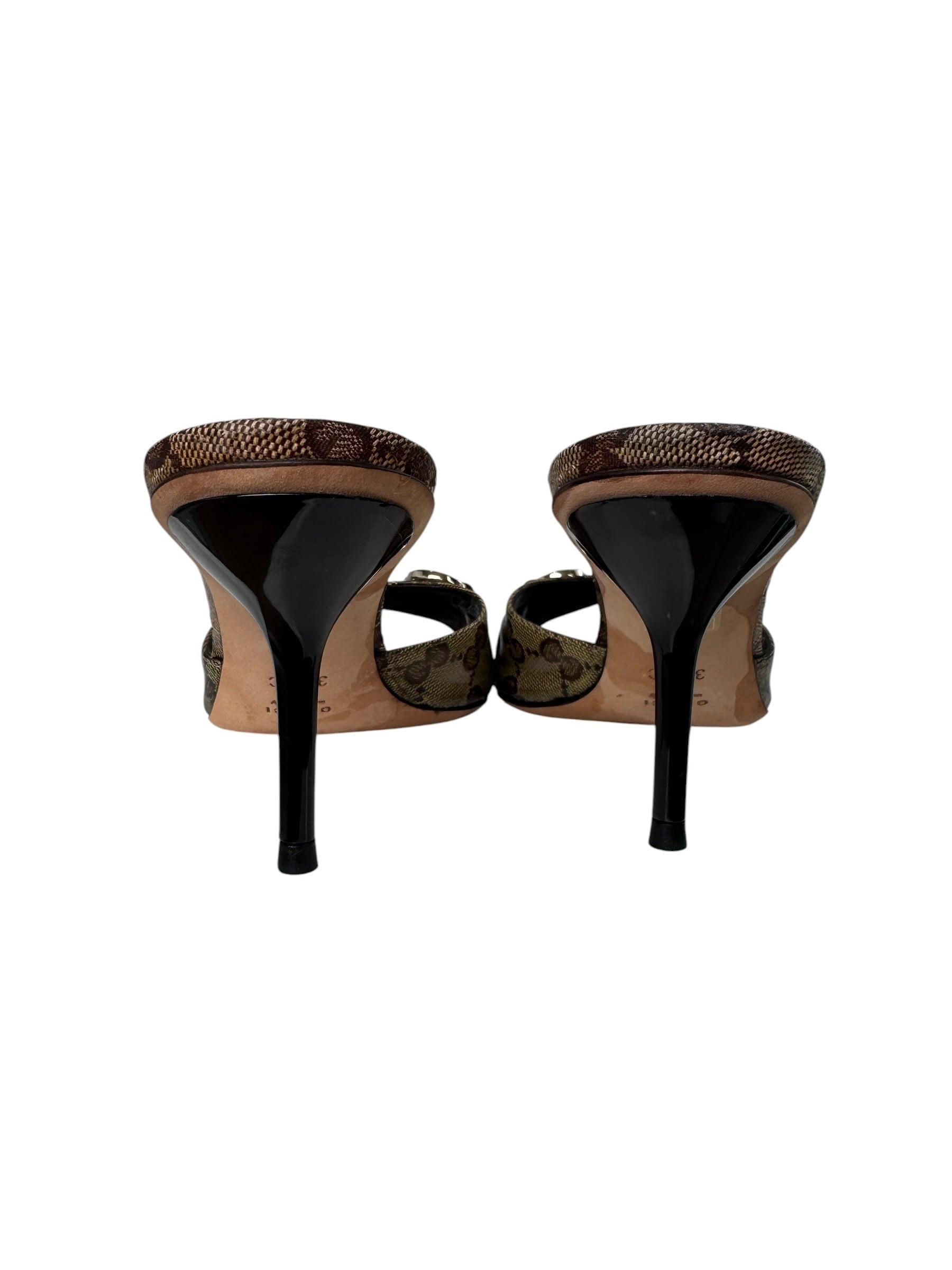 GUCCI GG HORSEBIT HEELS