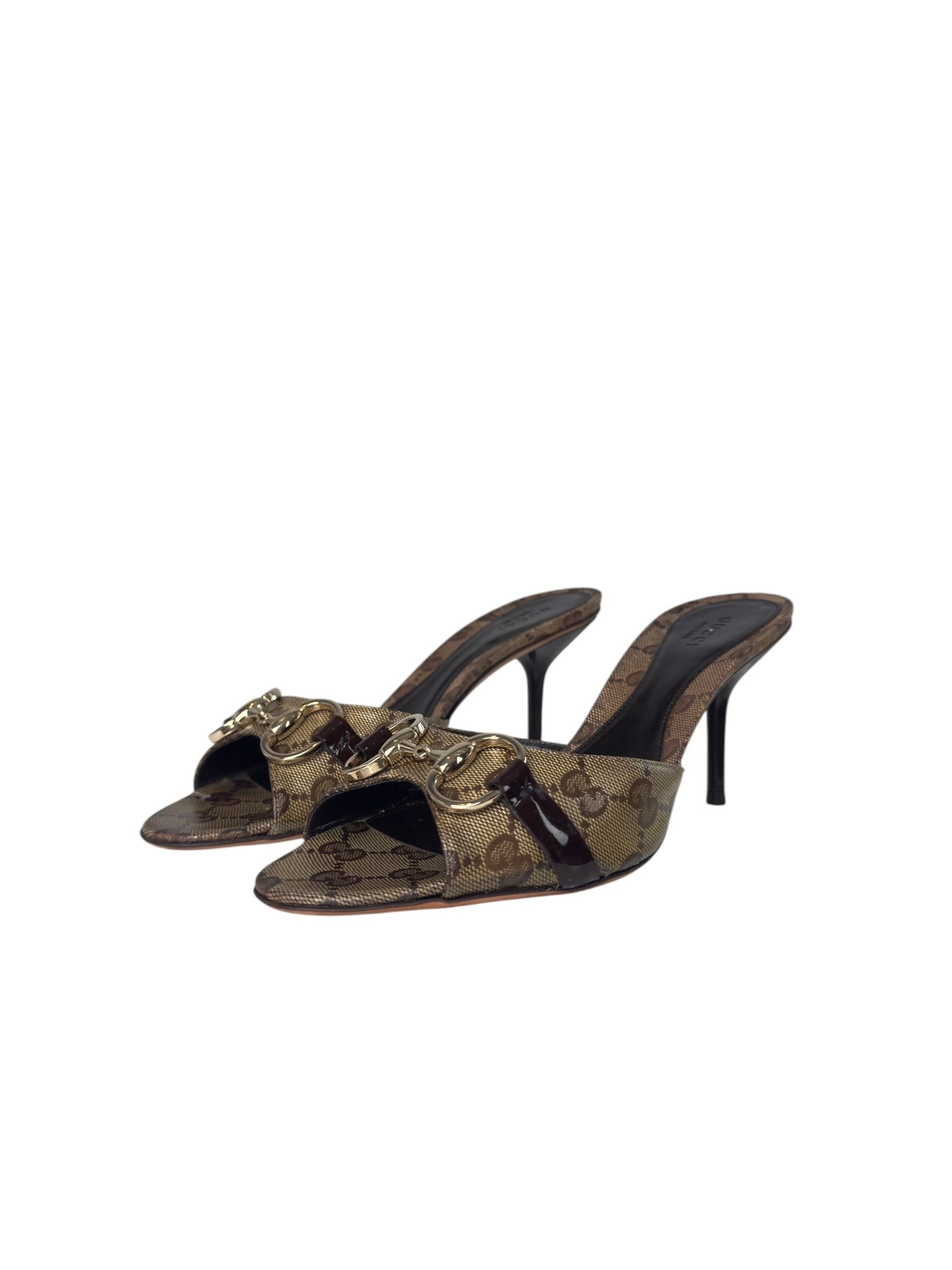 GUCCI GG HORSEBIT HEELS
