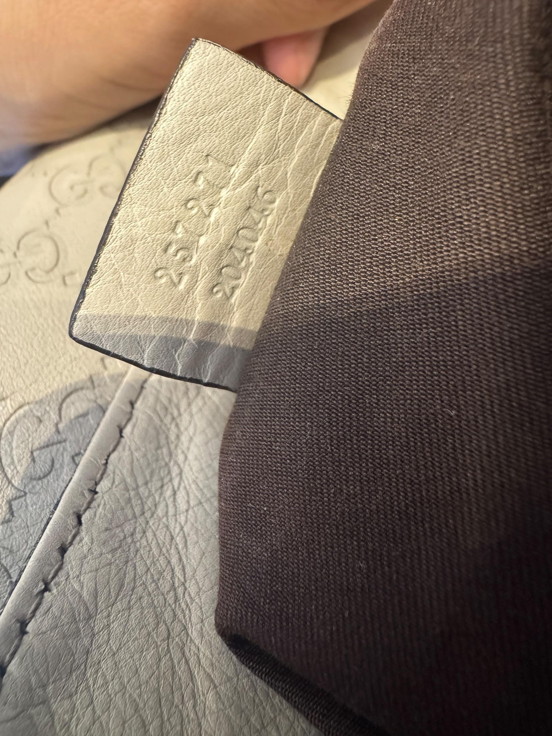 GUCCI GG IVORY HOBO TOTE BAG