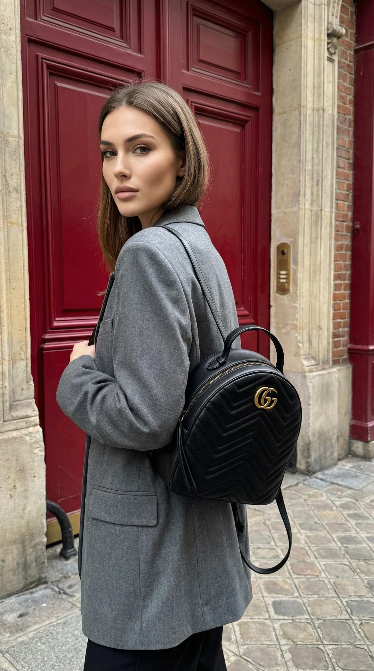 GUCCI GG MARMONT BACKPACK