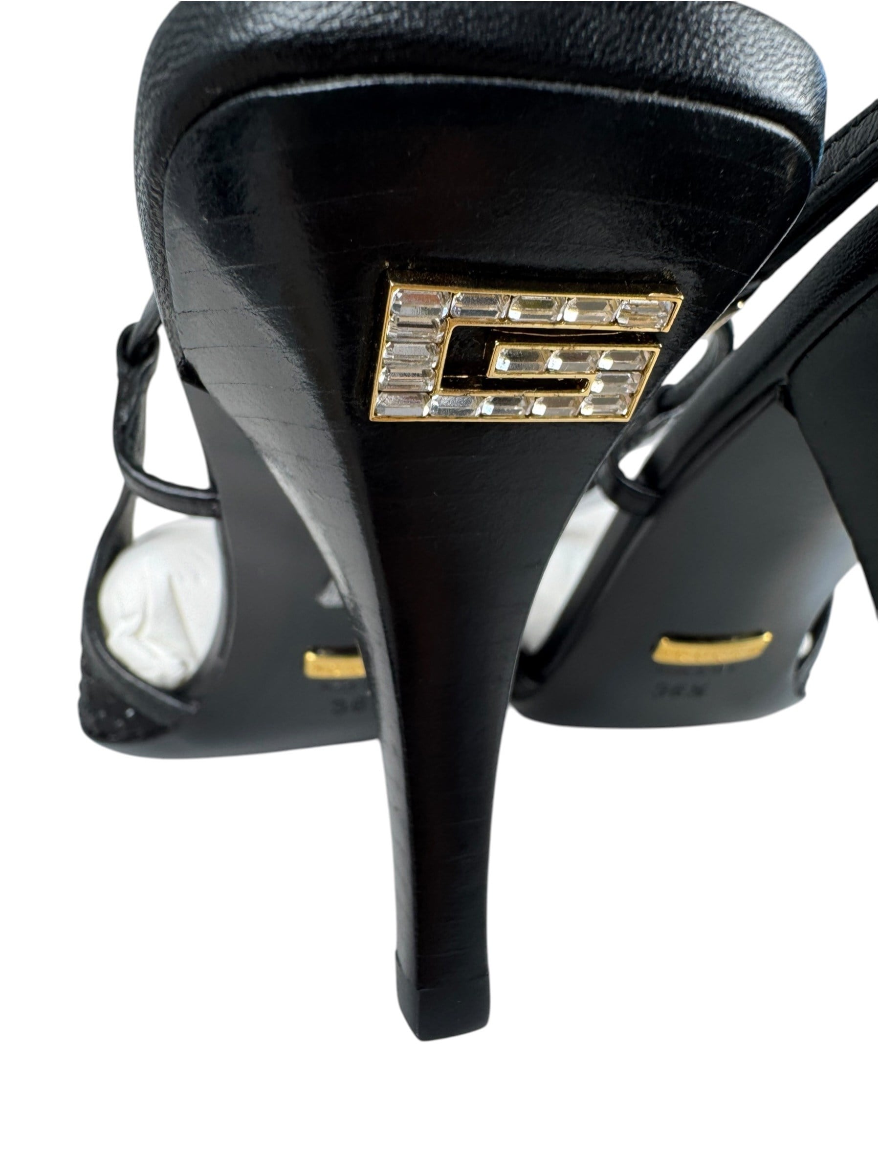 GUCCI GG MESH CRYSTAL PUMPS