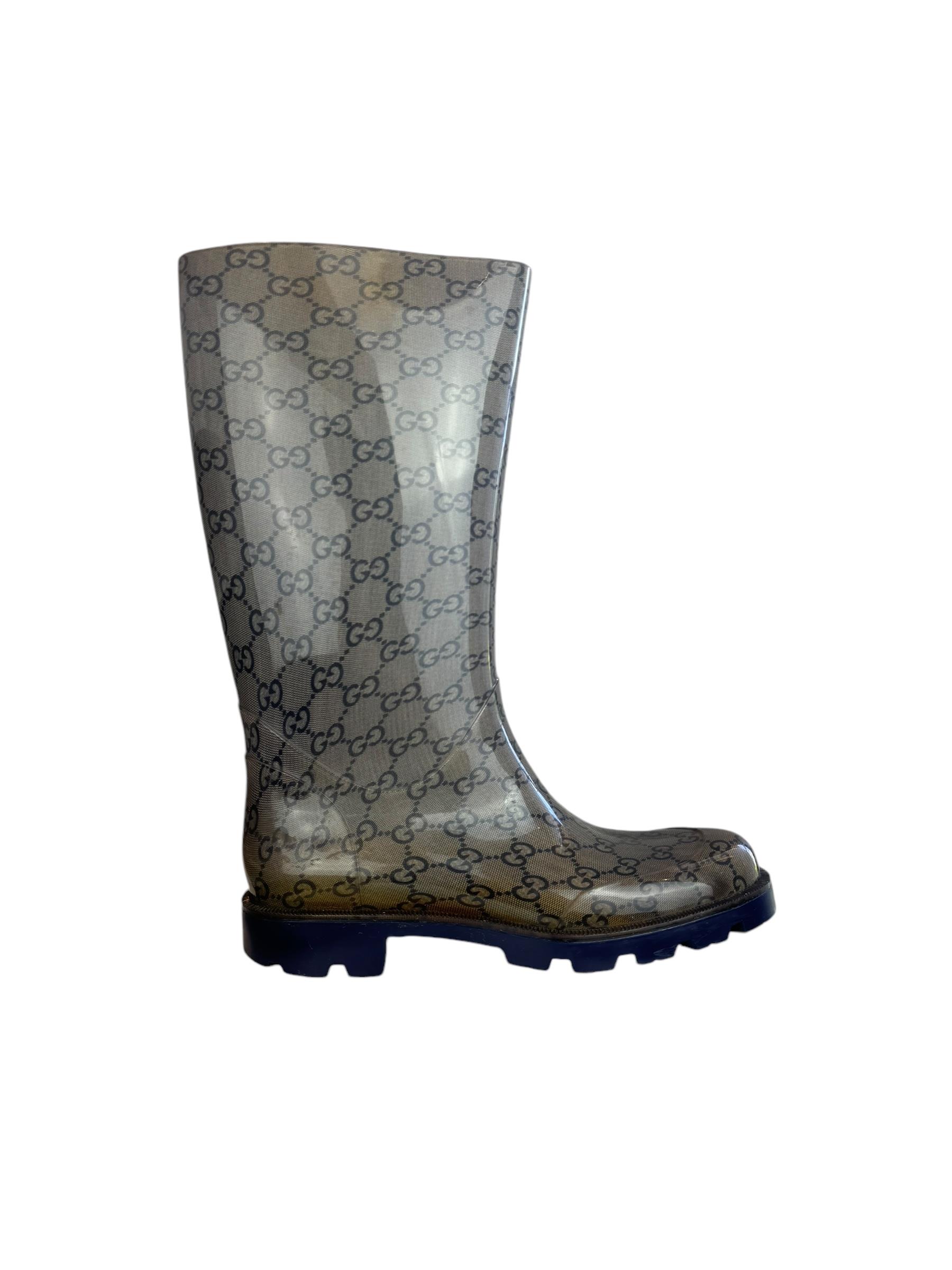 GUCCI GG RAIN BOOTS