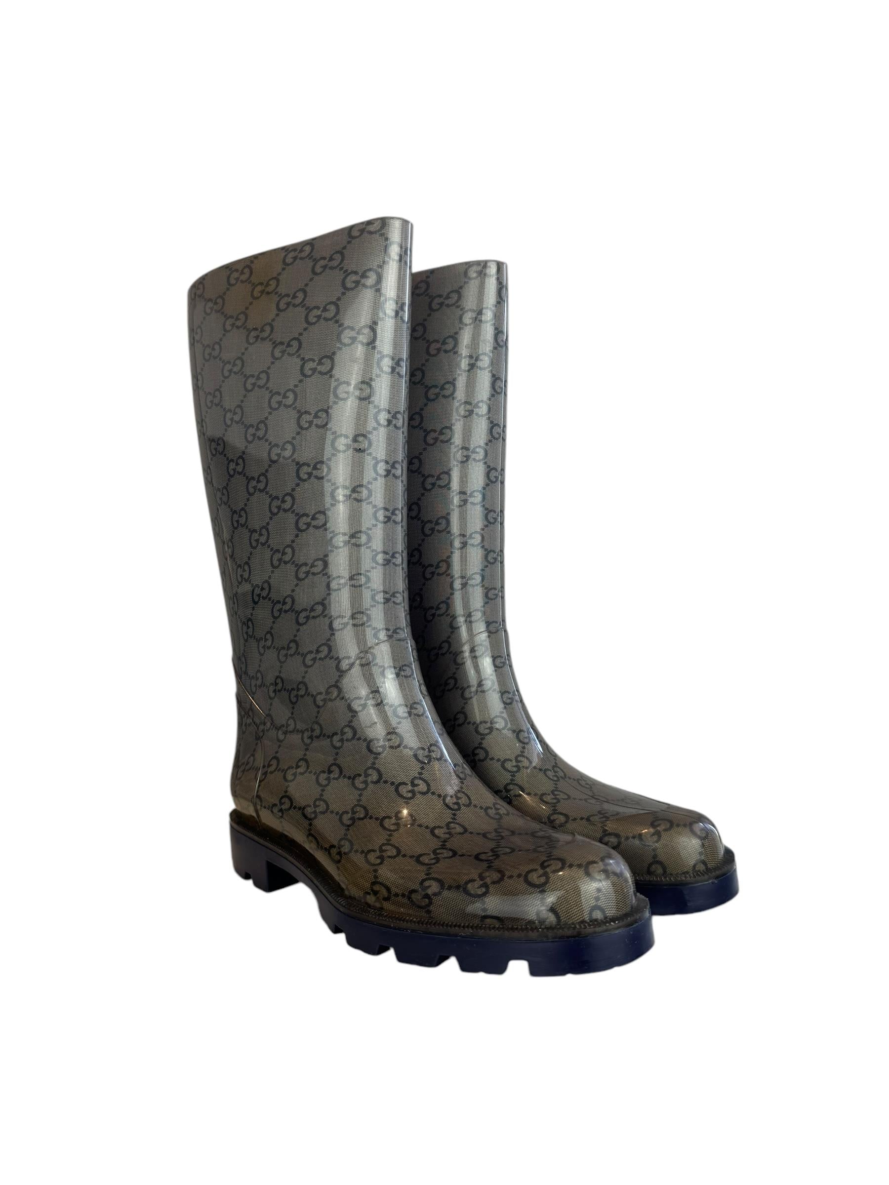 GUCCI GG RAIN BOOTS