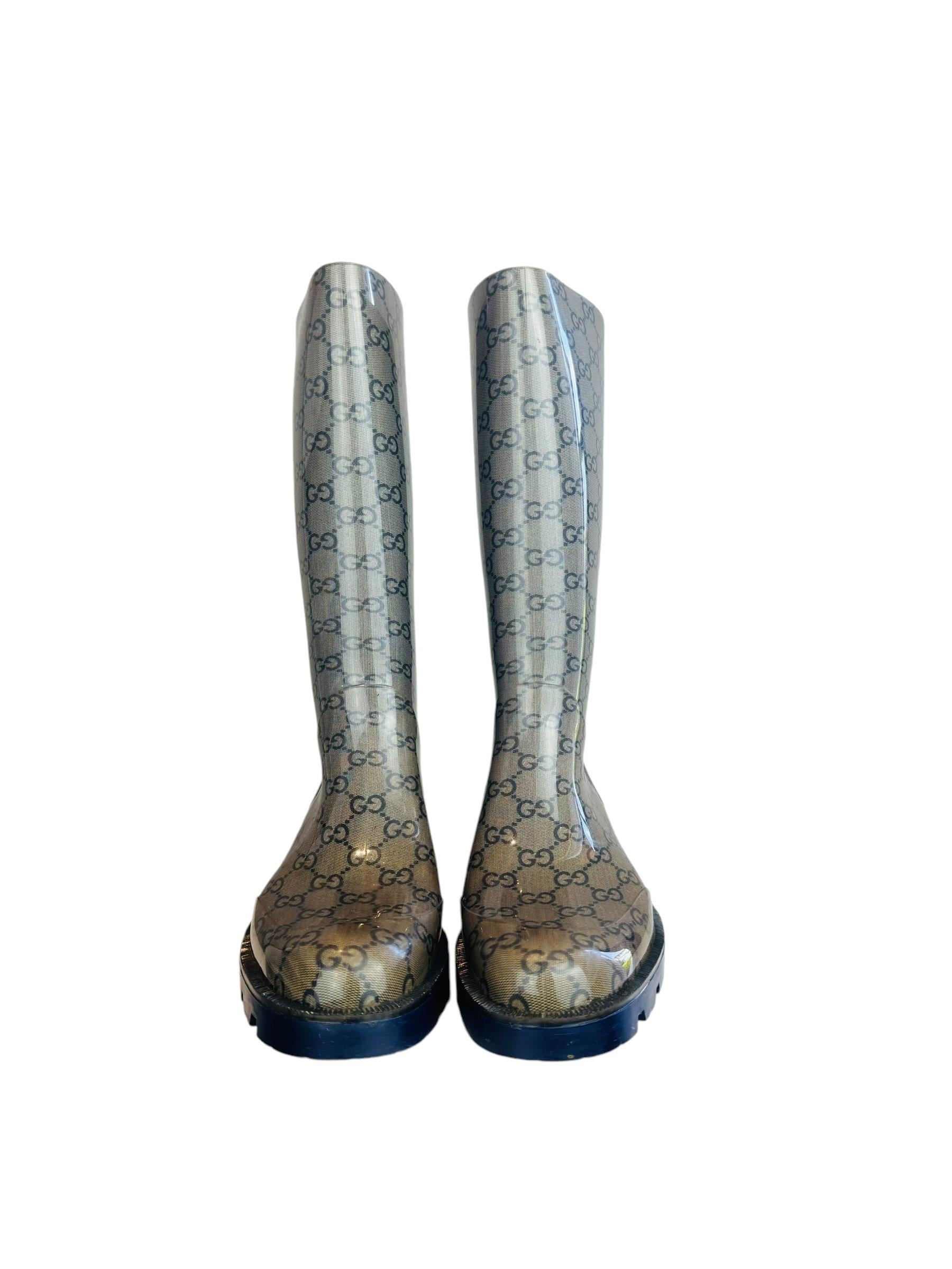 GUCCI GG RAIN BOOTS