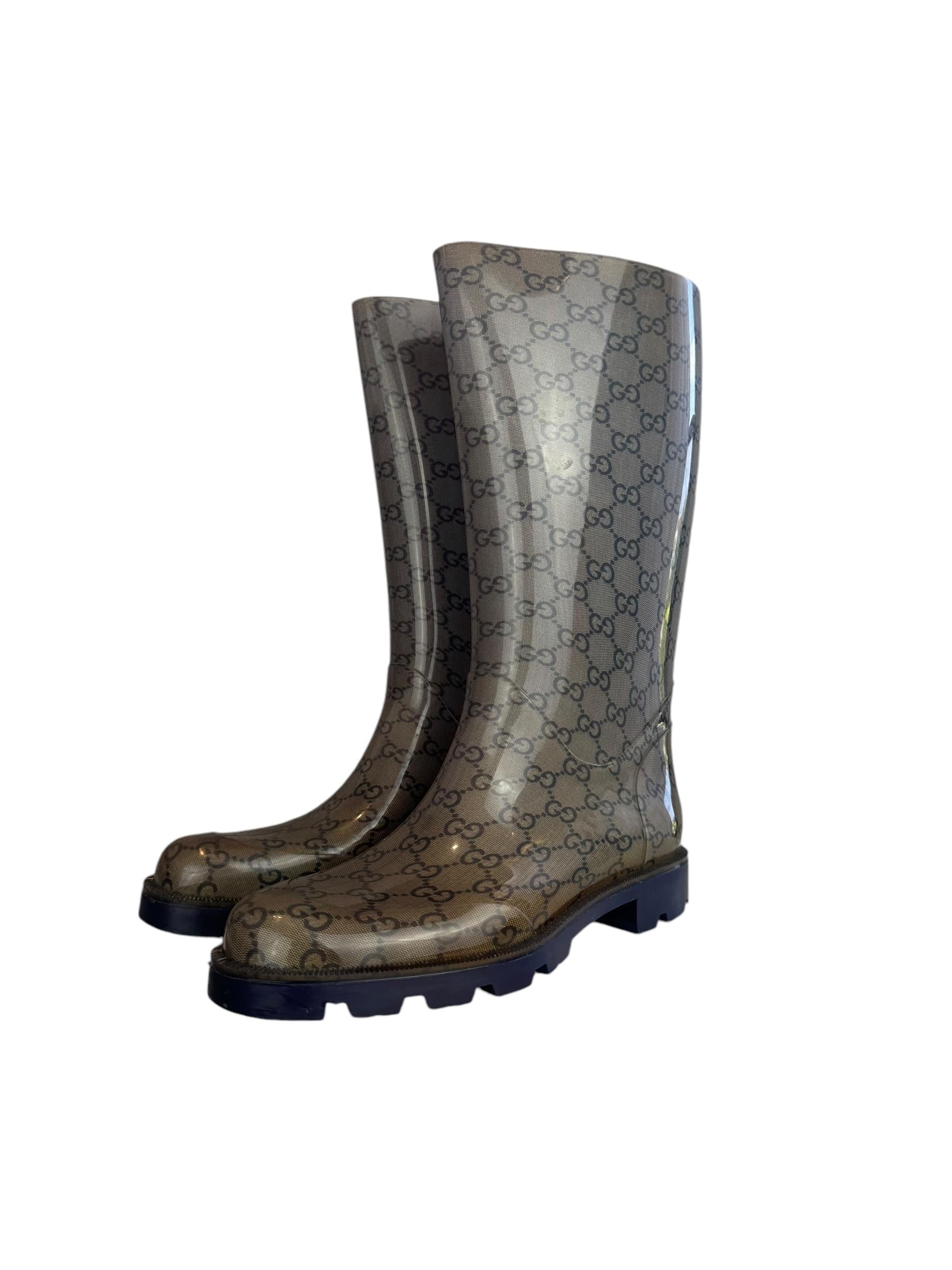GUCCI GG RAIN BOOTS