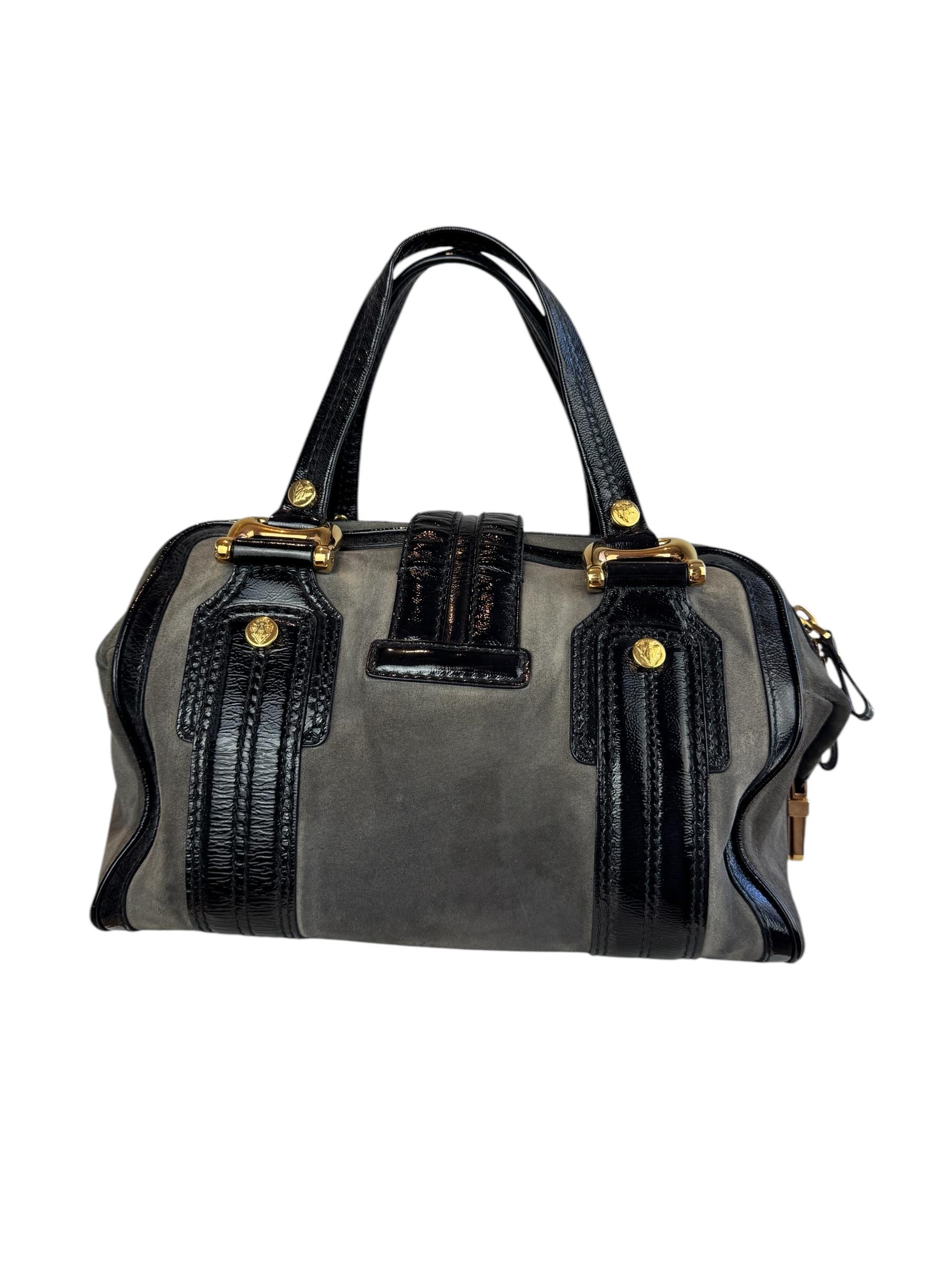 GUCCI HYSTERIA SUEDE BOSTON BAG