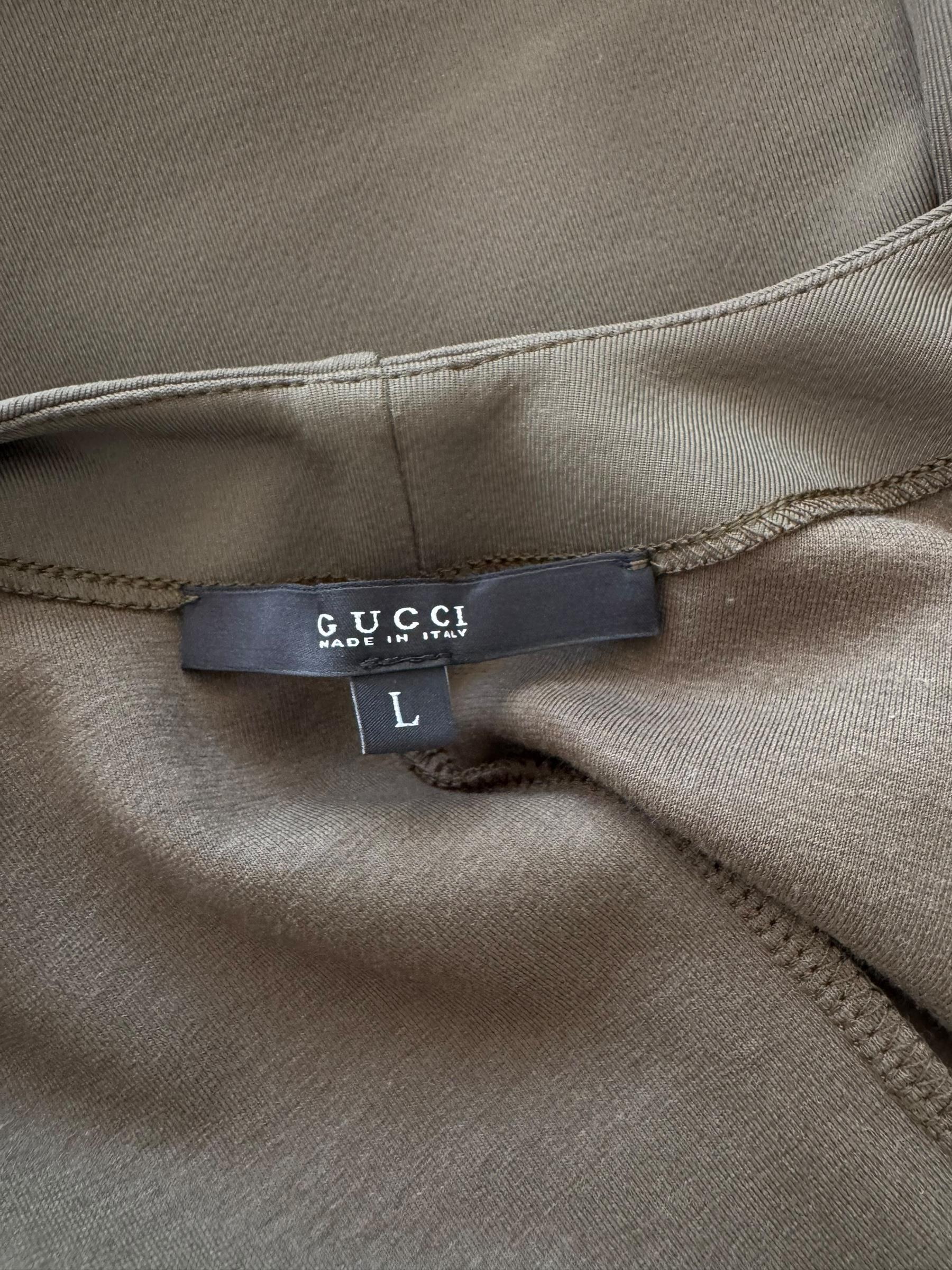 GUCCI KHAKI COTTON DRESS