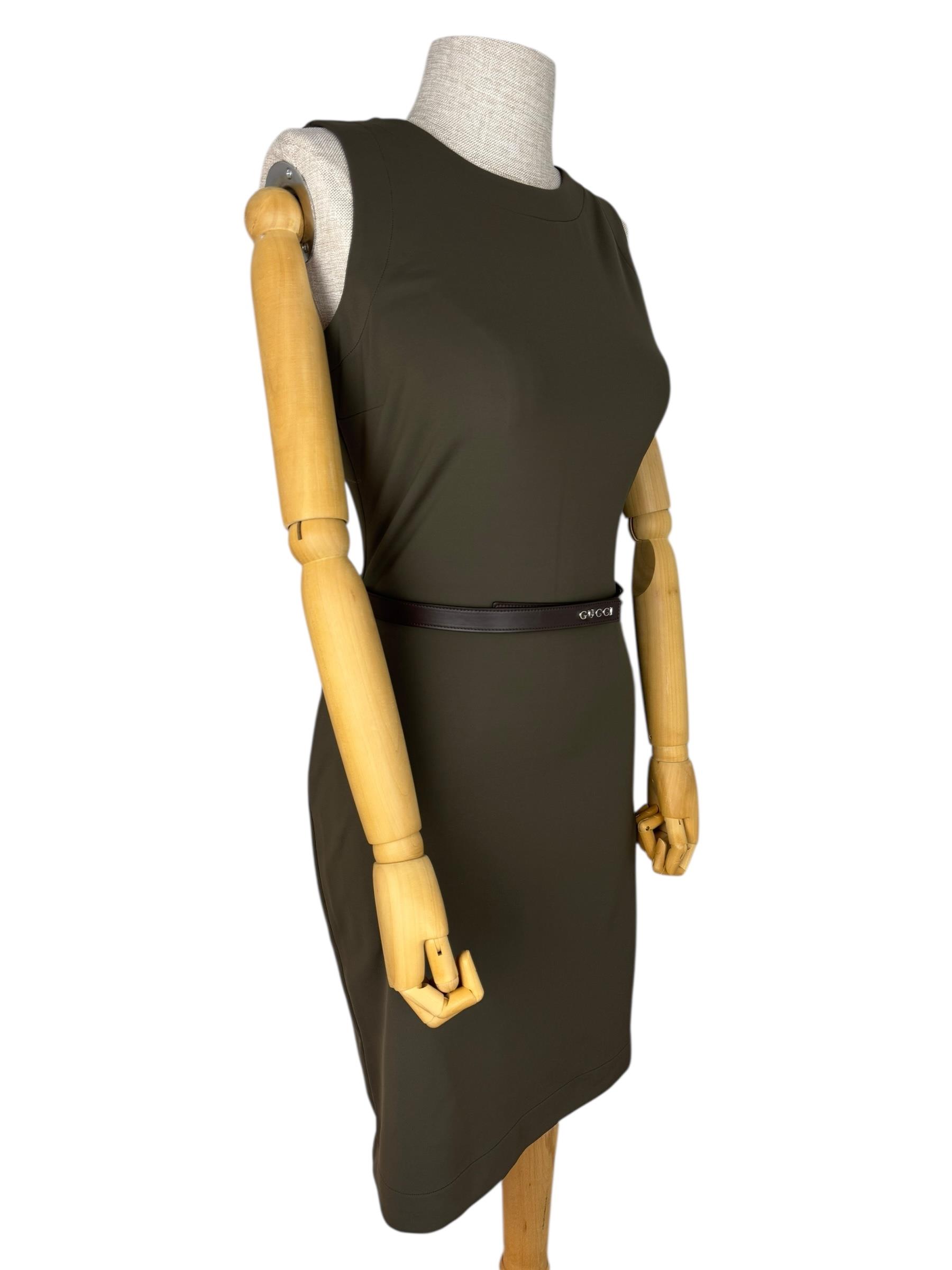 GUCCI KHAKI COTTON DRESS