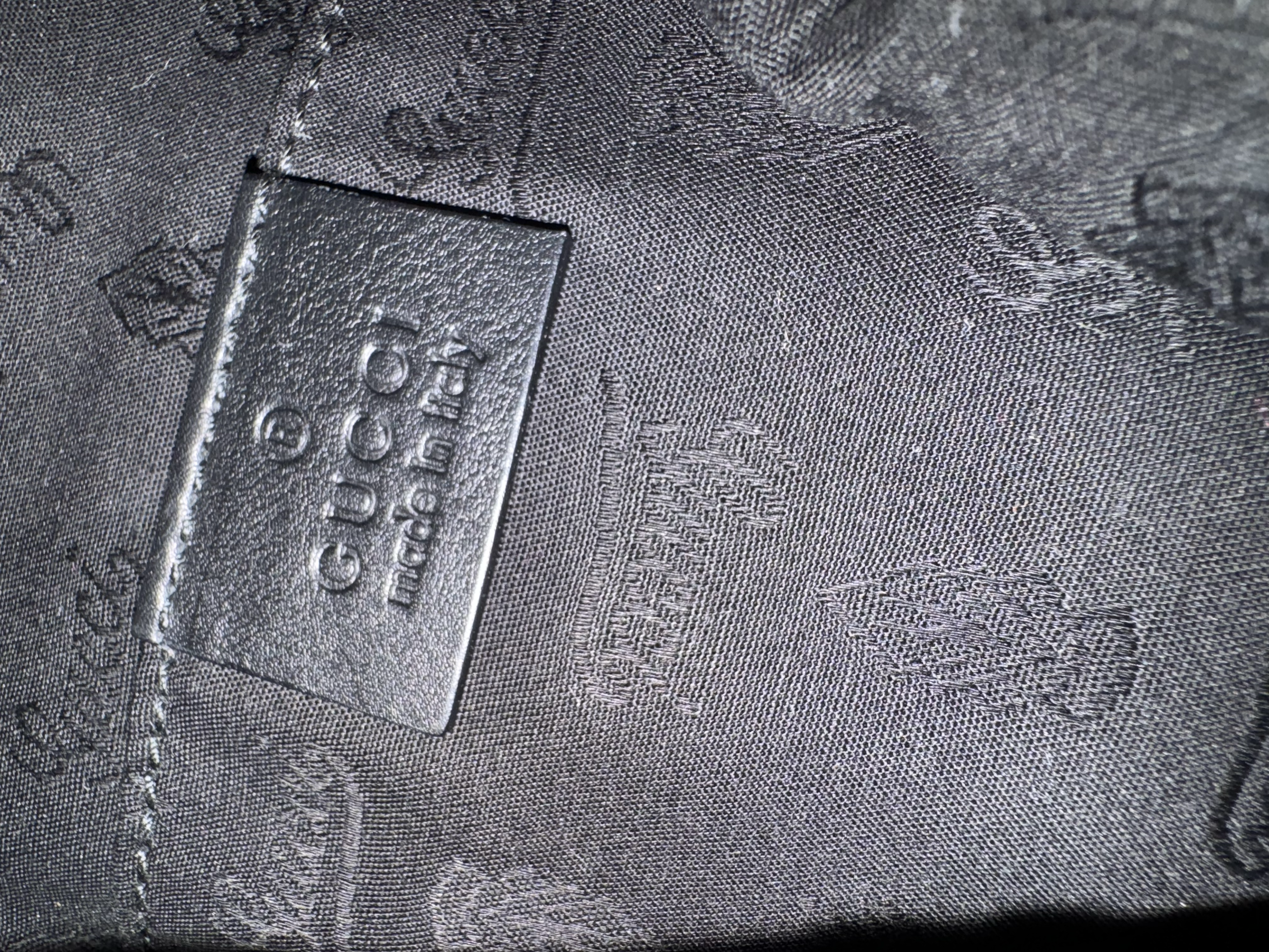 GUCCI LEATHER BAMBOO CLUCTH BAG