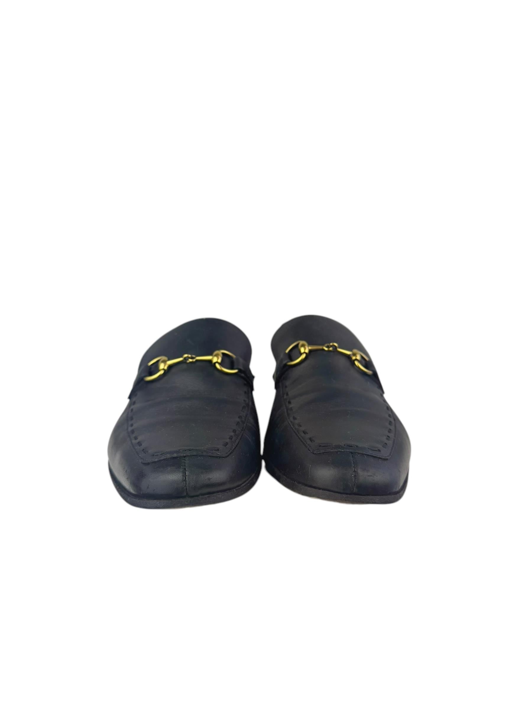 GUCCI LEATHER HORSEBIT LOAFER 