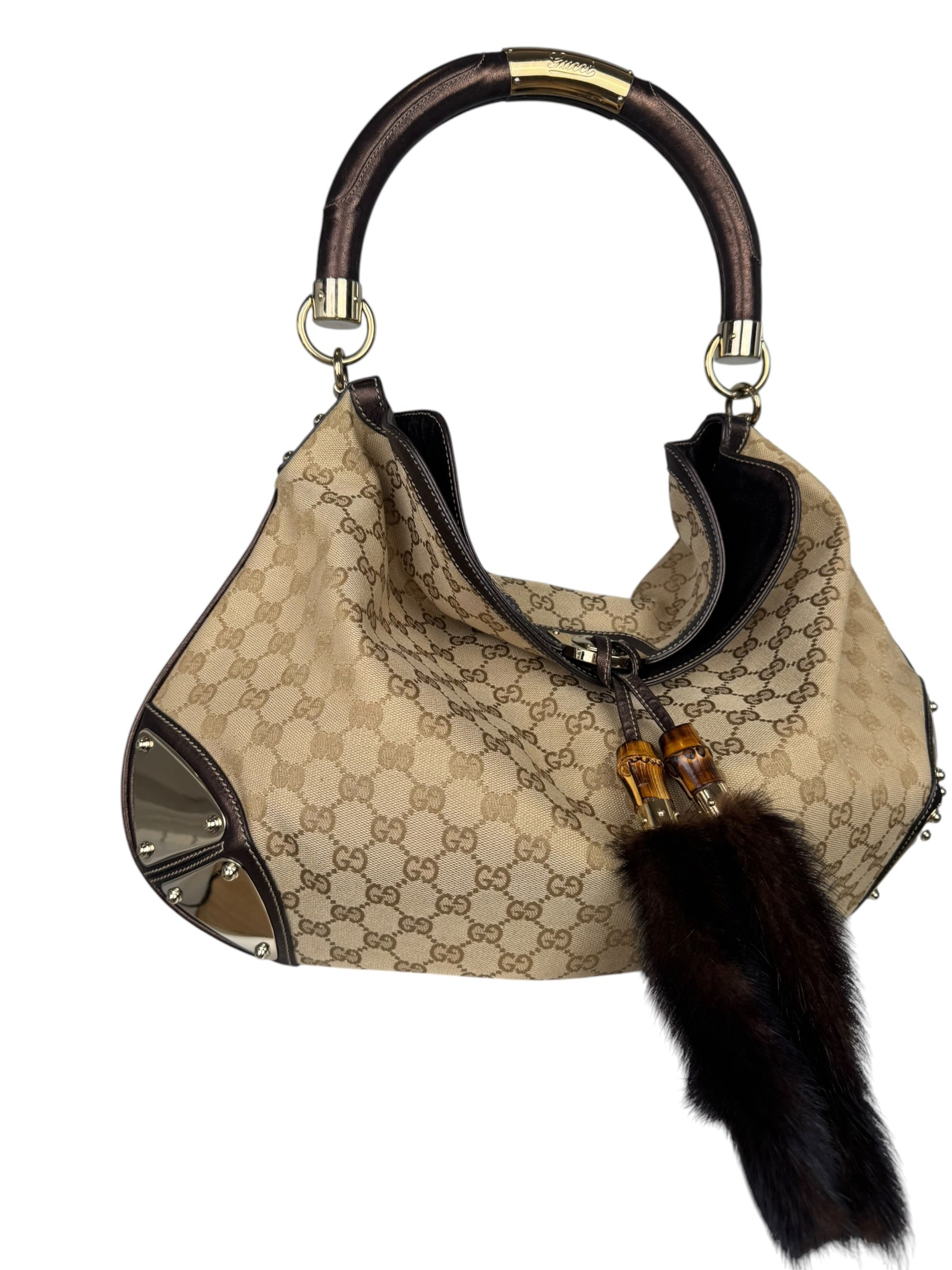 GUCCI MEDIUM GG BABOUSKA INDY BAG