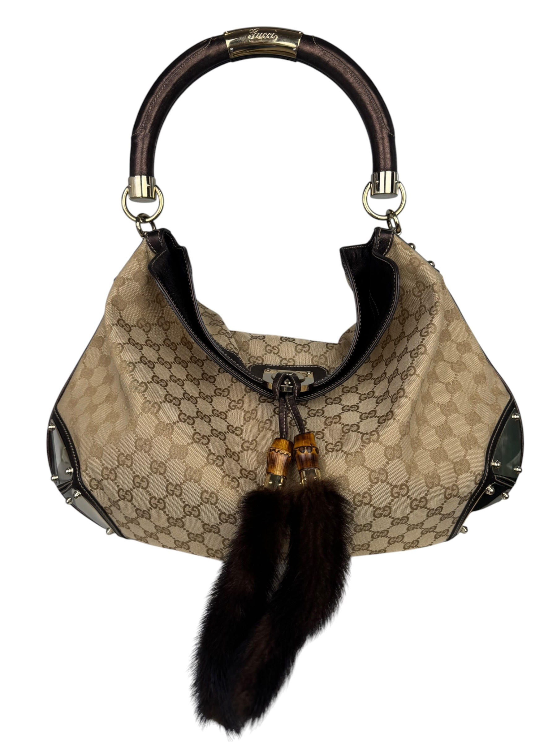 GUCCI MEDIUM GG BABOUSKA INDY BAG