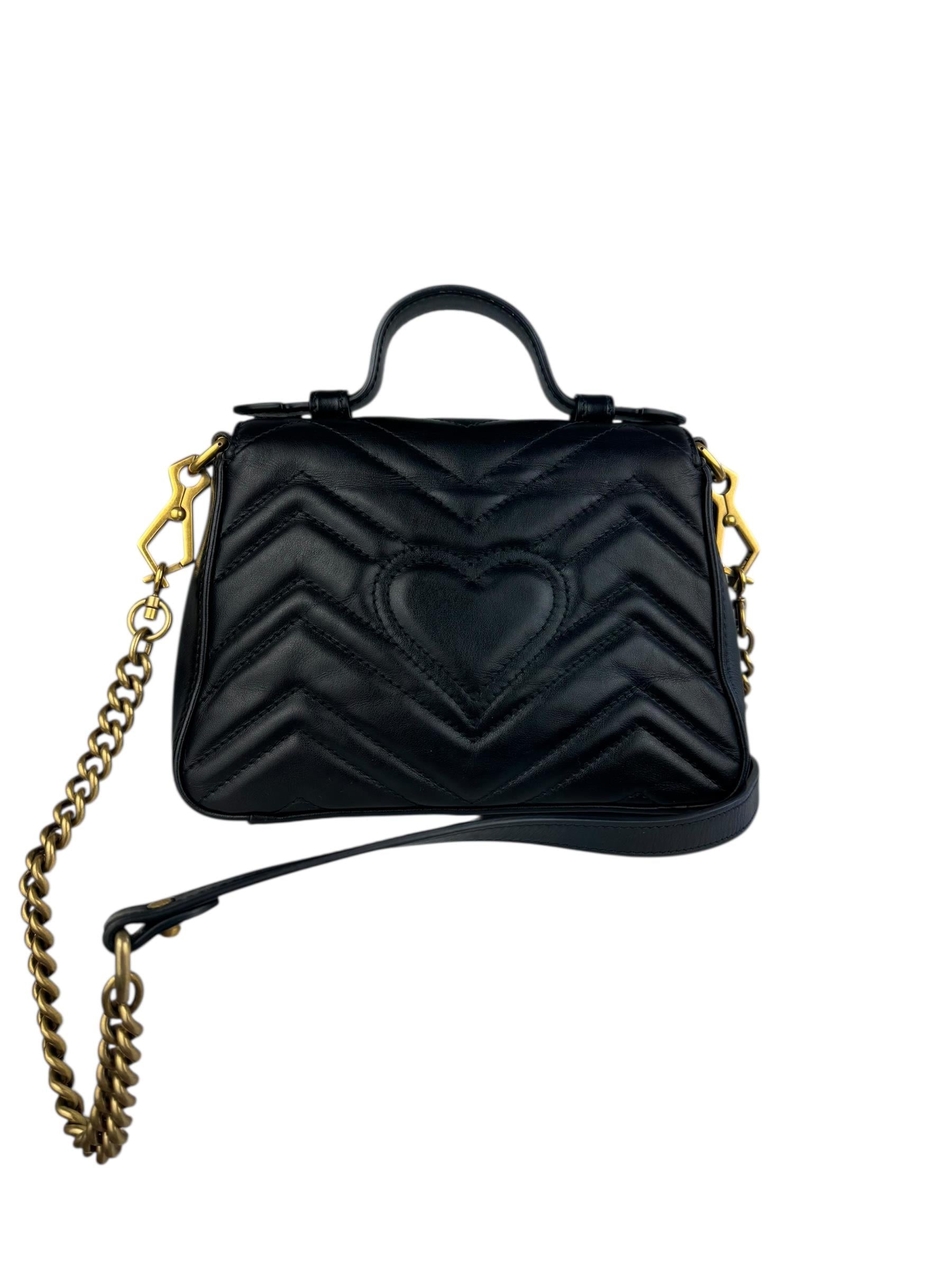 GUCCI MINI MARMONT CHAIN BAG 