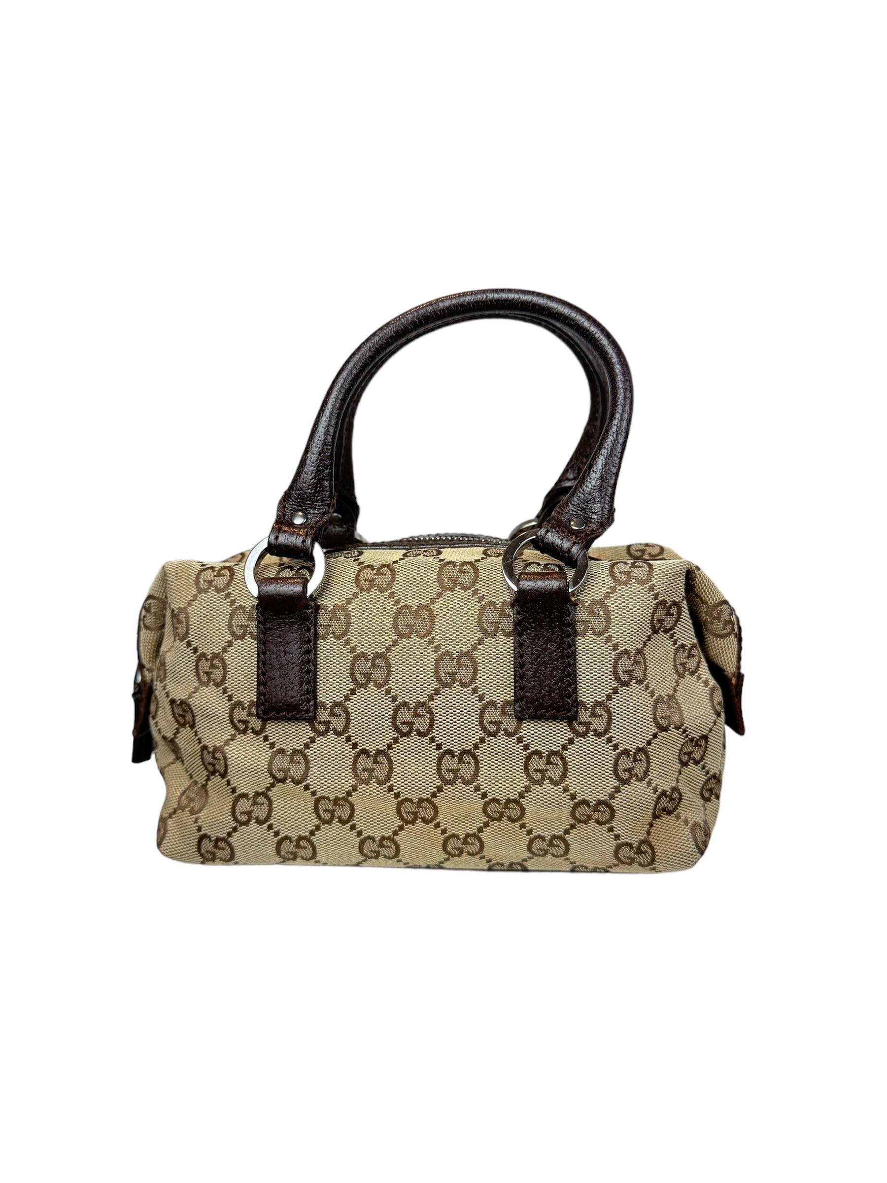 GUCCI MINI MONOGRAM BOSTON KOL ÇANTASI