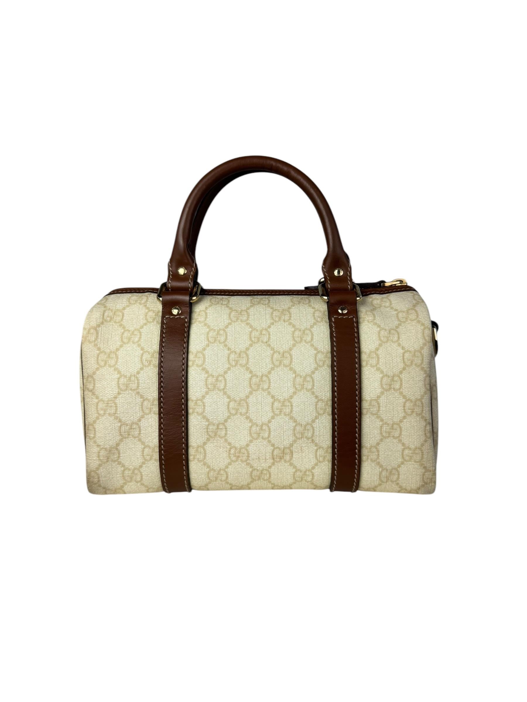GUCCI MONOGRAM BOSTON BAG