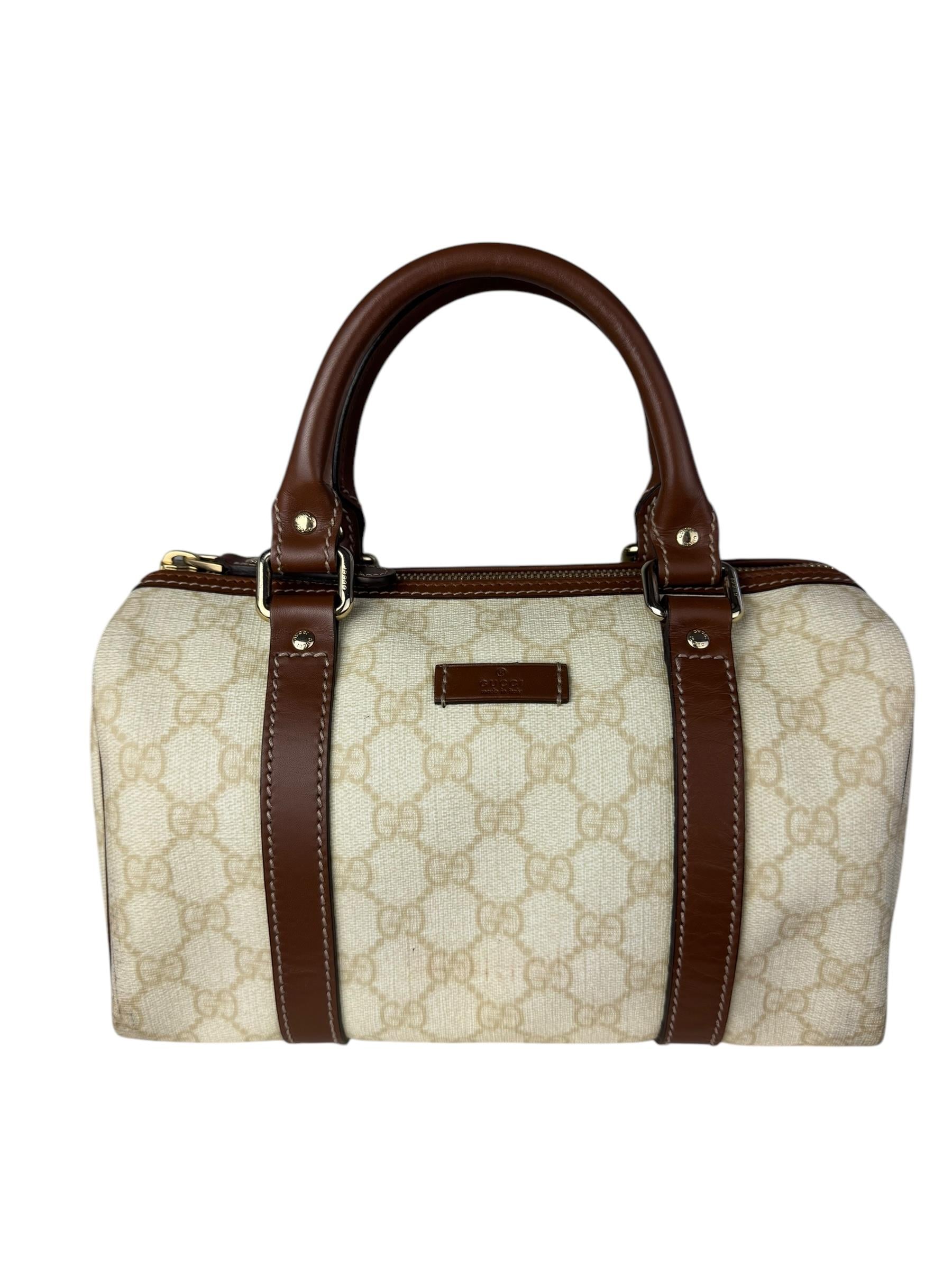 GUCCI MONOGRAM BOSTON BAG