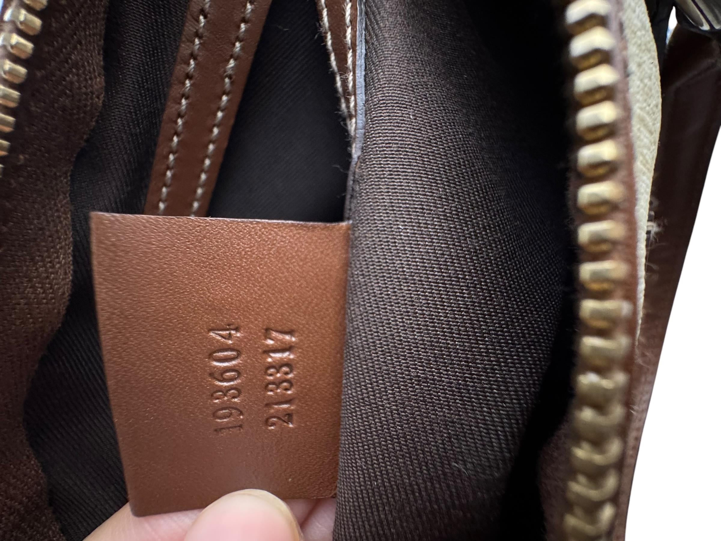 GUCCI MONOGRAM BOSTON BAG