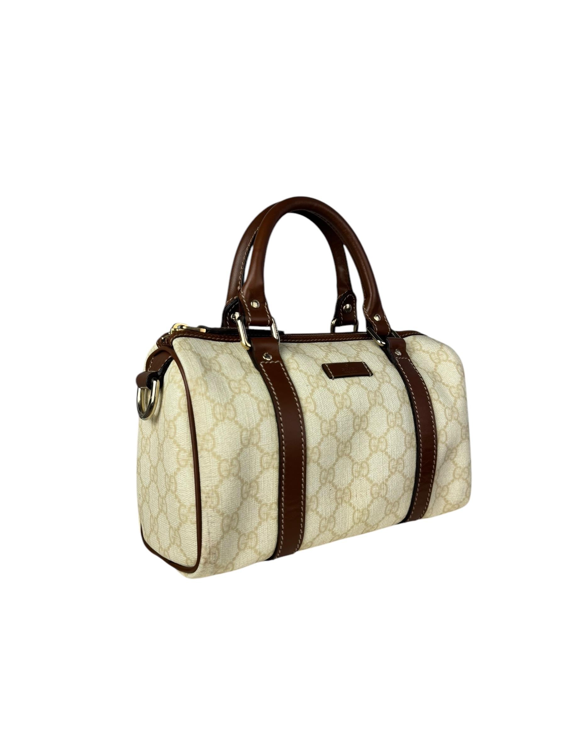 GUCCI MONOGRAM BOSTON BAG