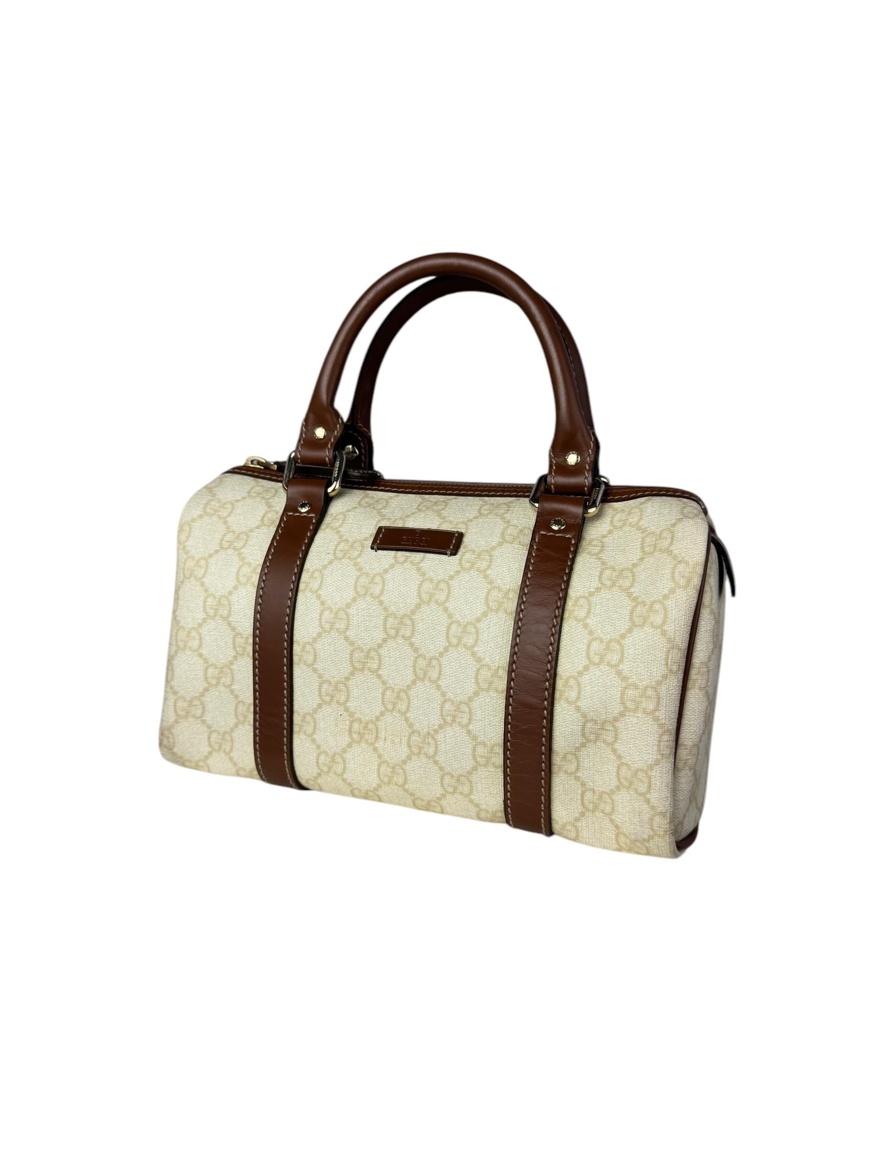 GUCCI MONOGRAM BOSTON BAG