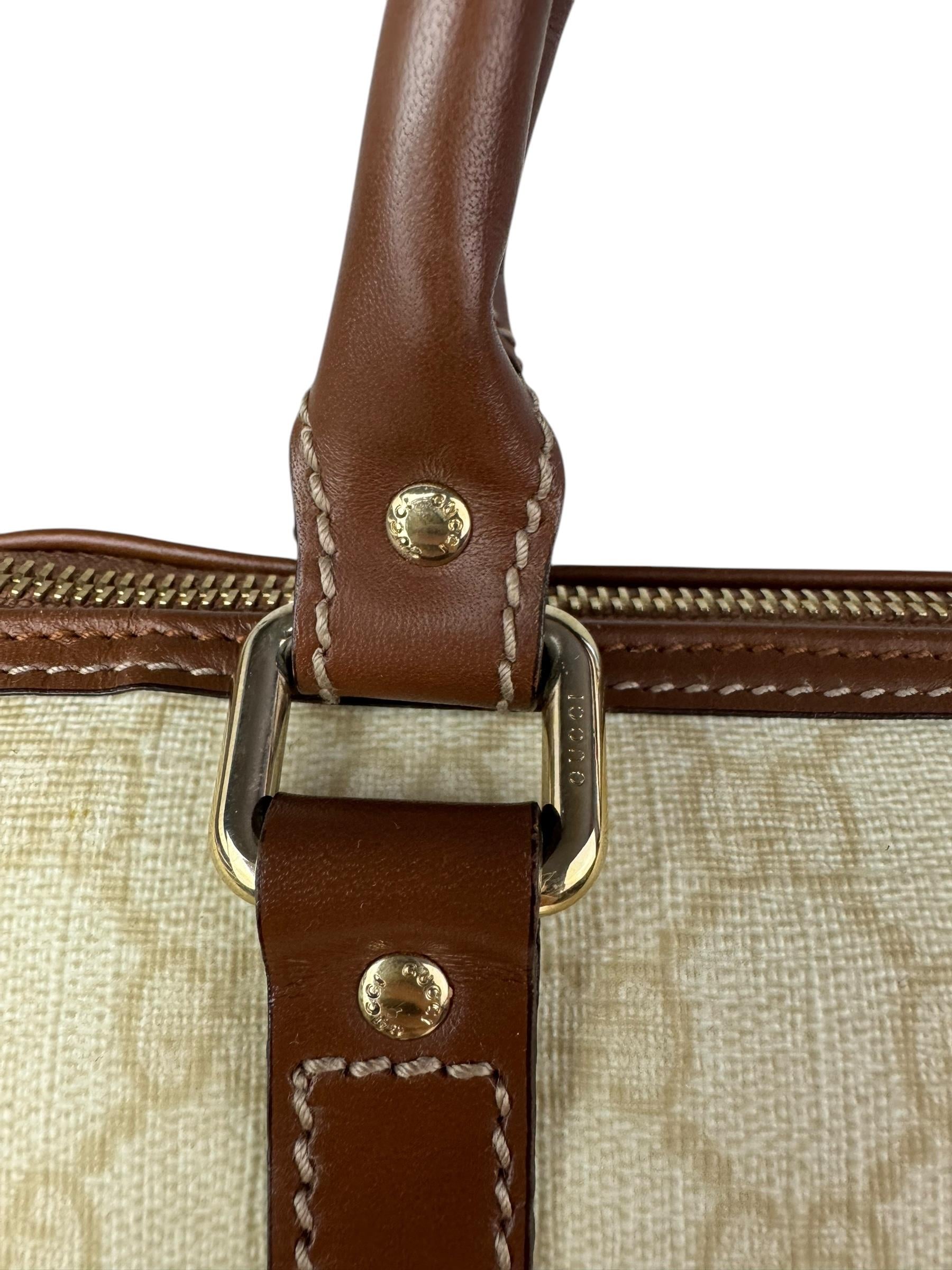 GUCCI MONOGRAM BOSTON BAG