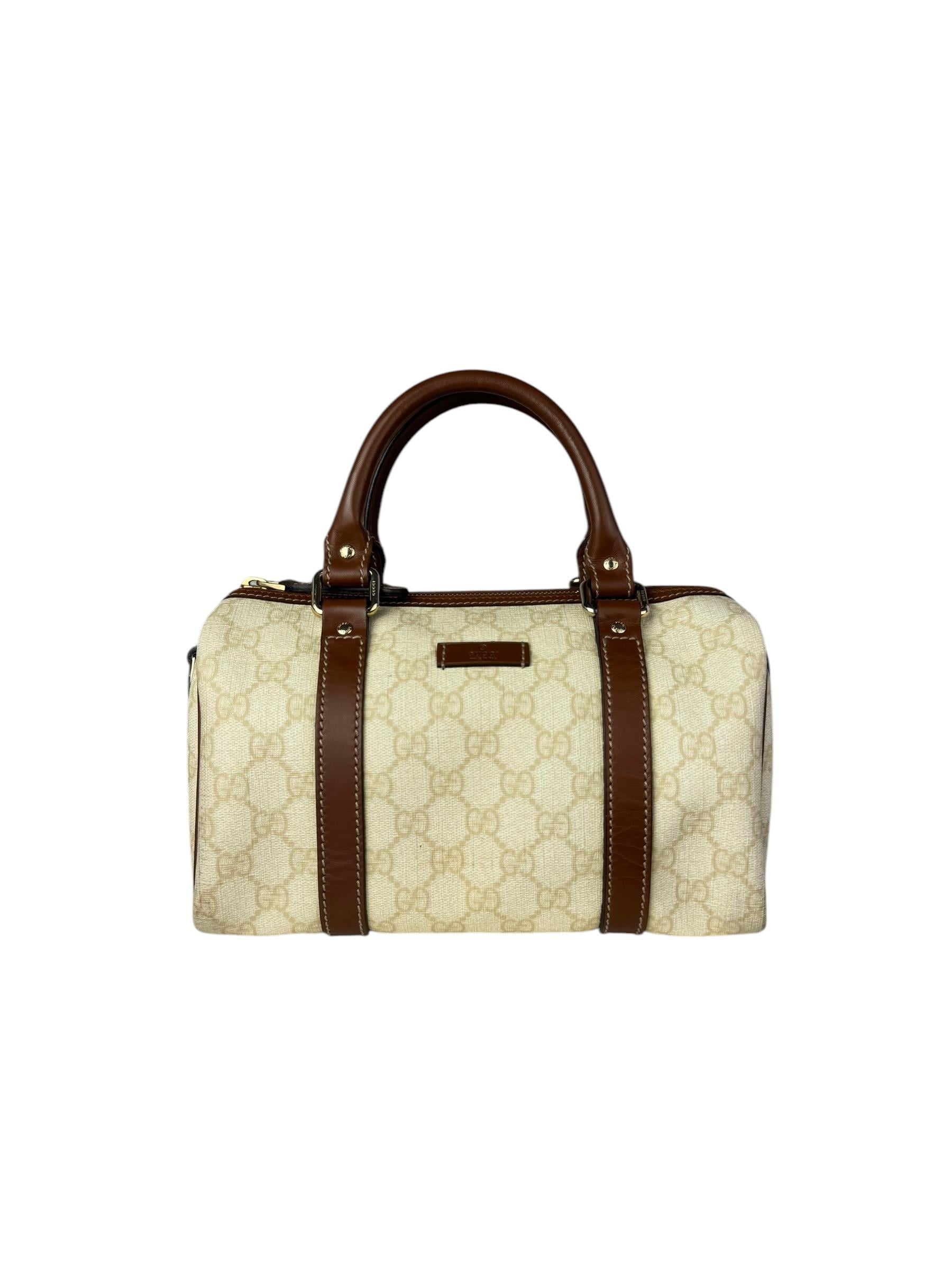 GUCCI MONOGRAM BOSTON BAG
