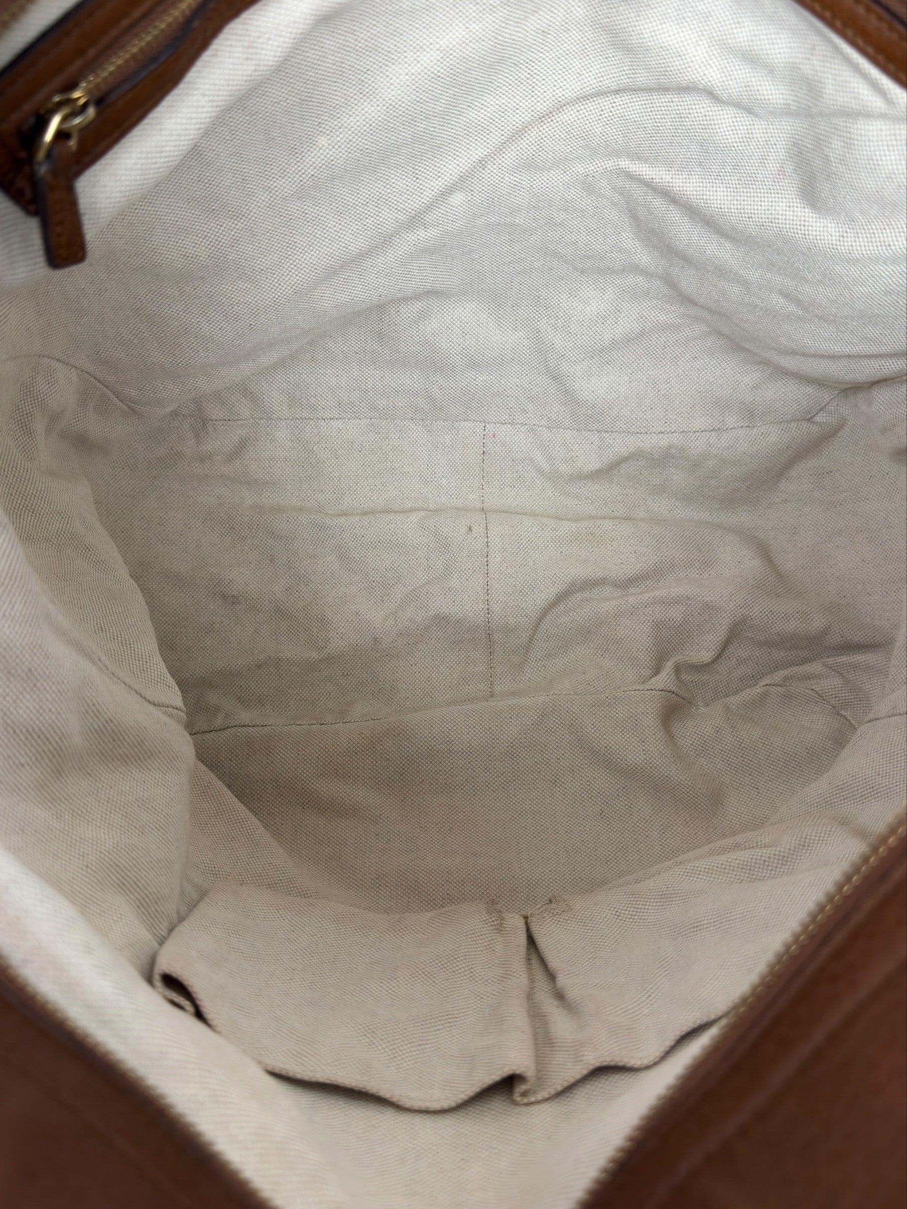 GUCCI PEBBLED LEATHER TOTE BAG