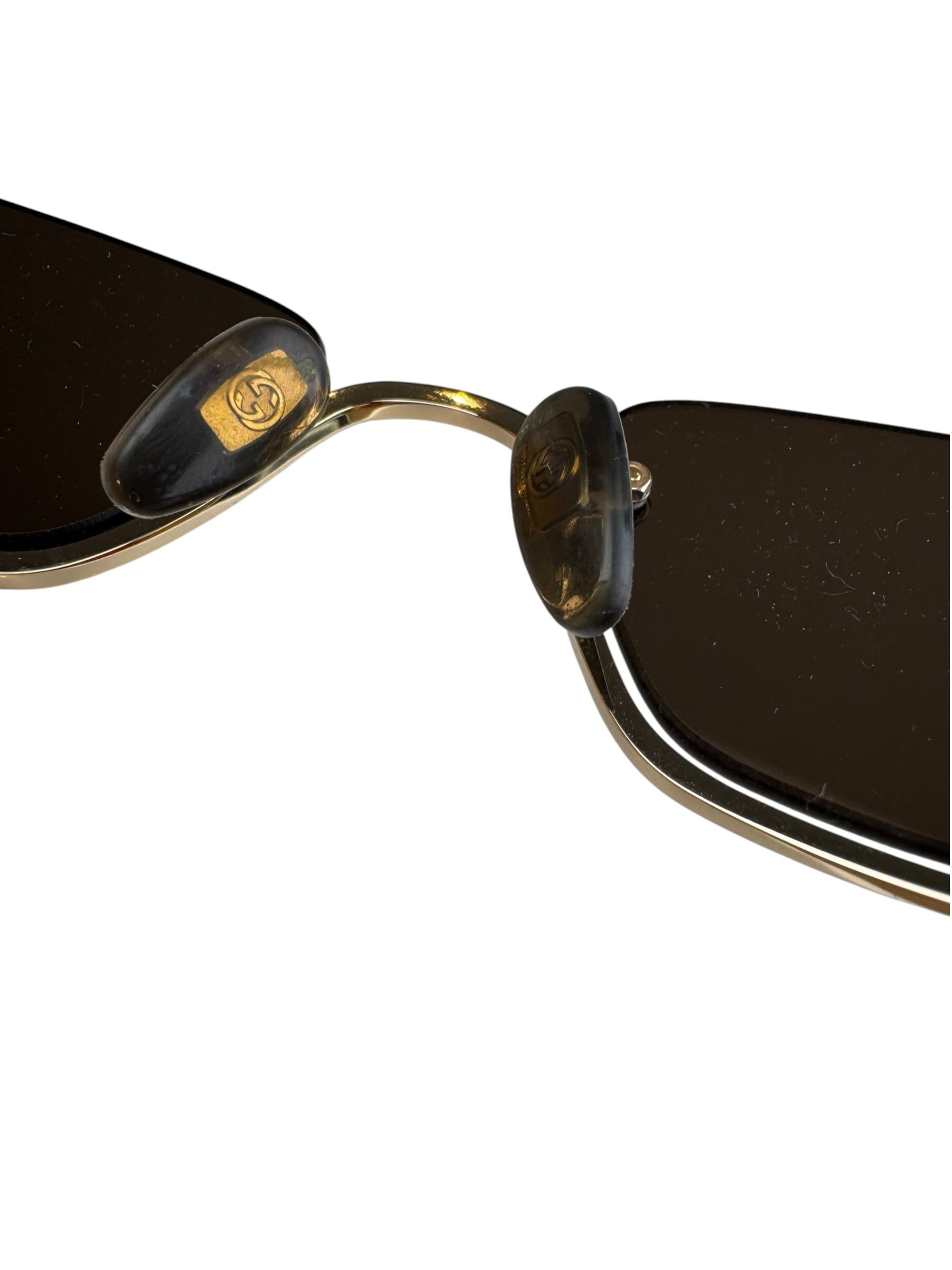 GUCCI RECTANGULAR FRAME SUNGLASSES