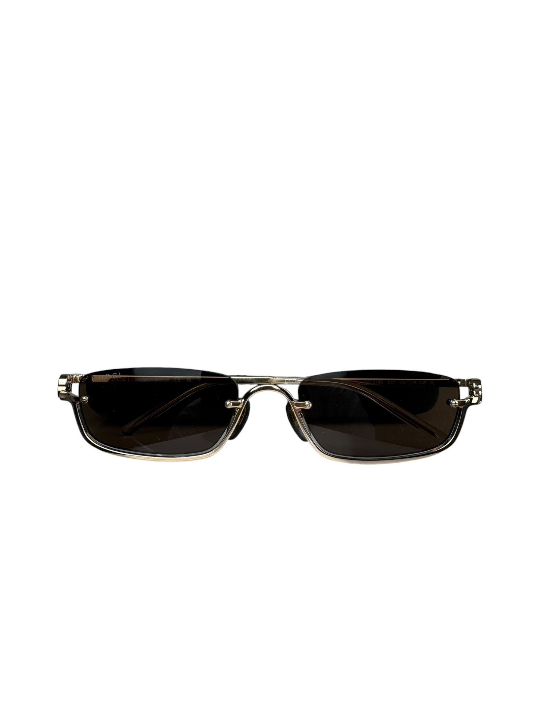 GUCCI RECTANGULAR FRAME SUNGLASSES
