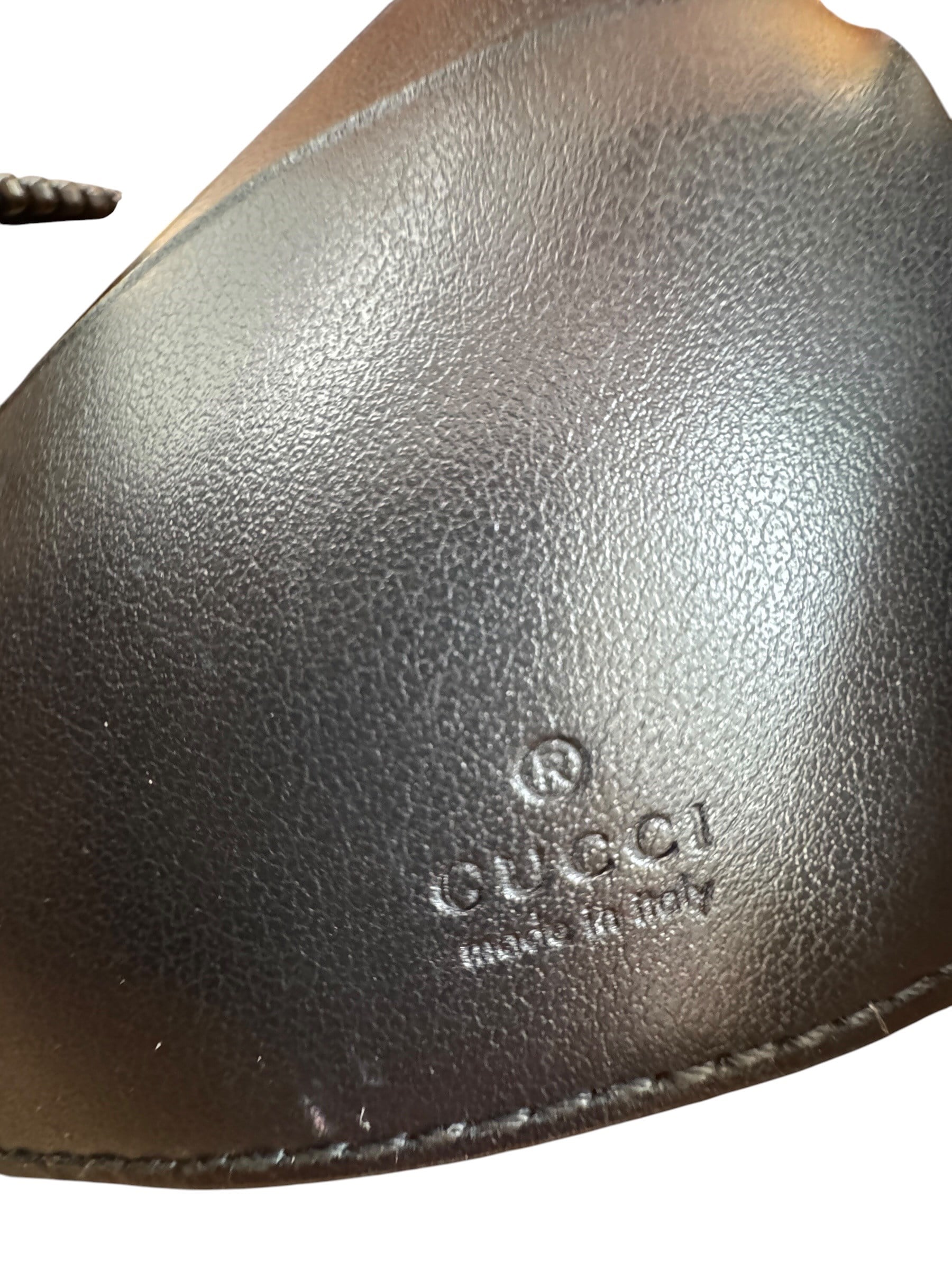 GUCCI SMALL MARMONT HALFMOON BAG
