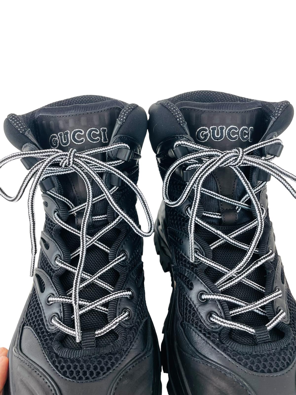 GUCCI SS23 LACE UP BOOTS