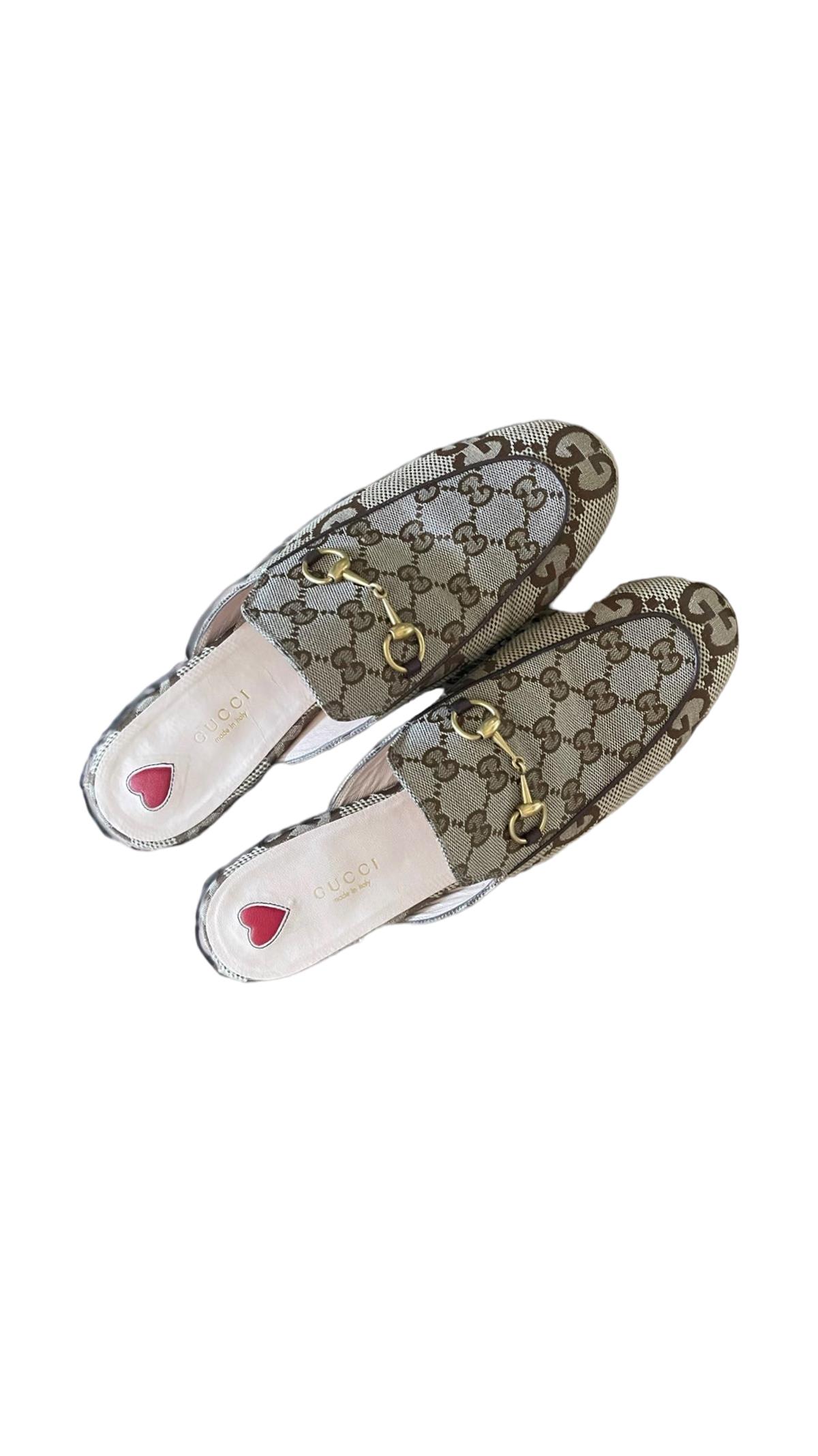 GUCCI SS23 PRINCETOWN GG MULES