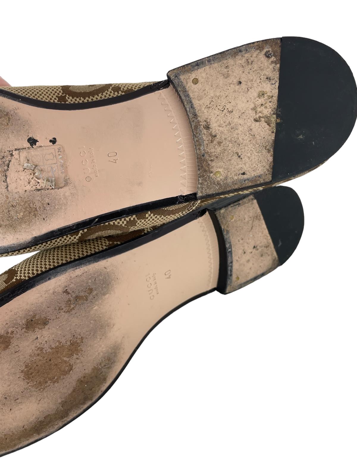 GUCCI SS23 PRINCETOWN GG MULES