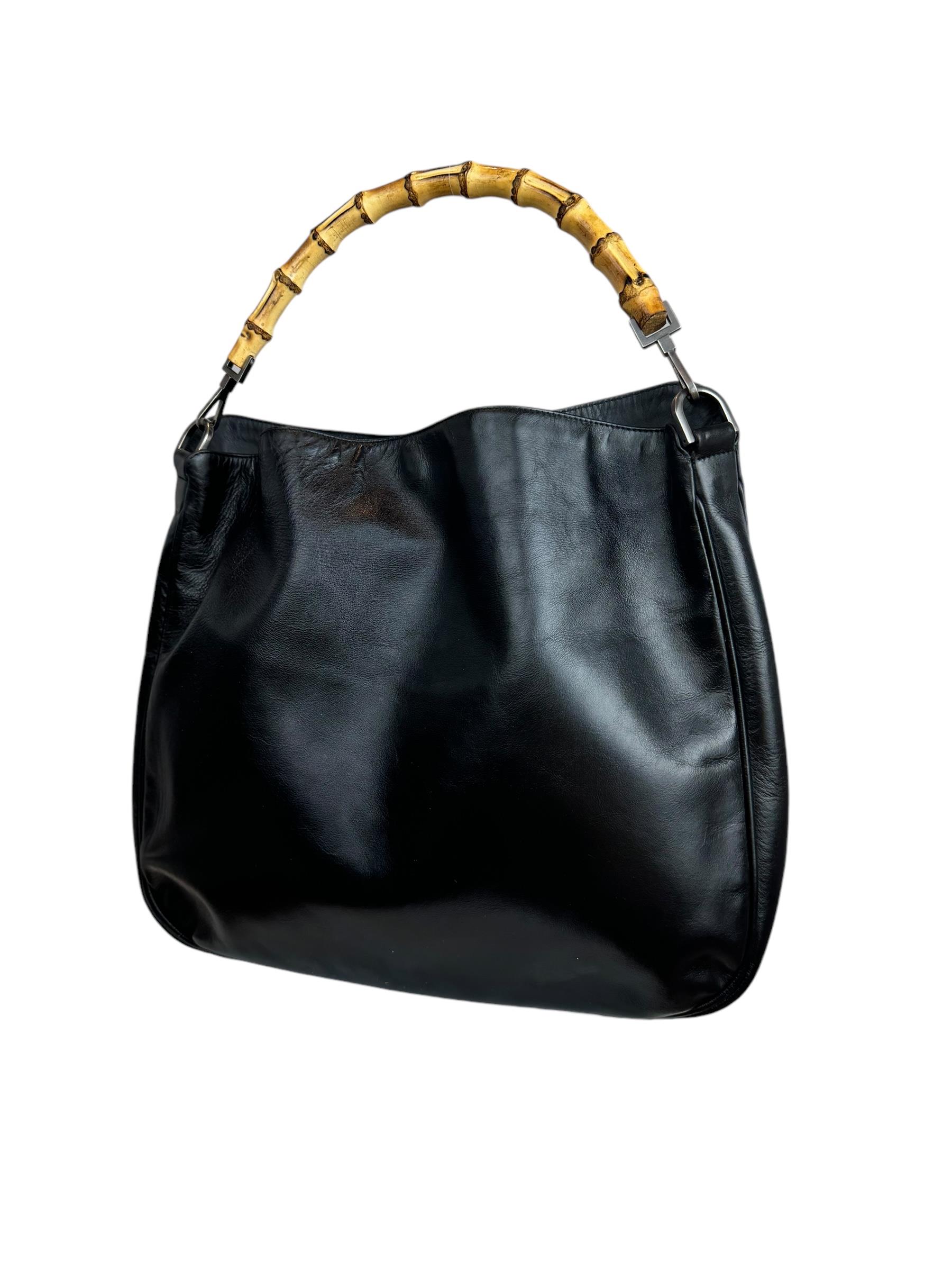 GUCCI VINTAGE BAMBOO HOBO BAG