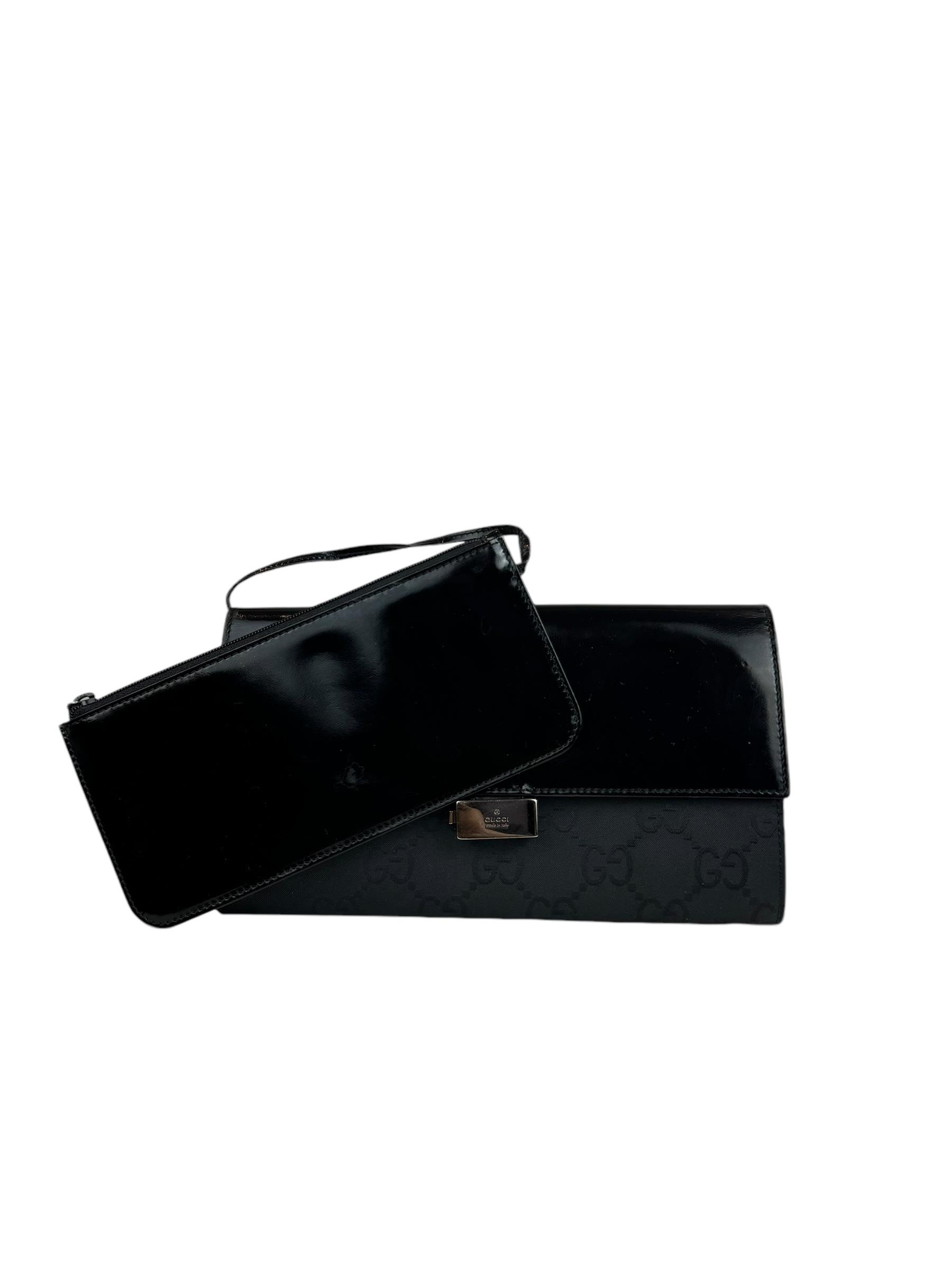 GUCCI VINTAGE MONOGRAM CLUTCH